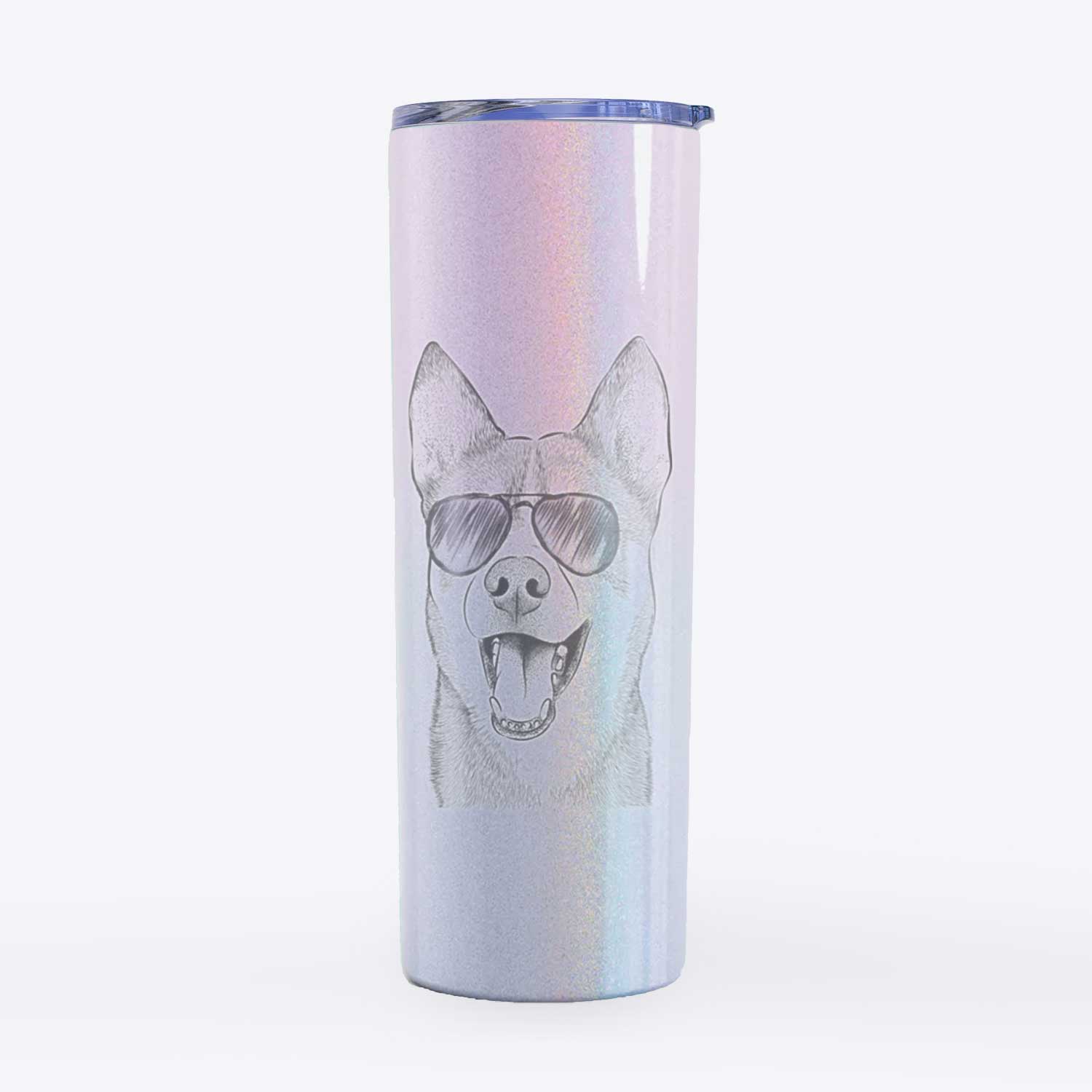 Roux the Siberian Husky - 20oz Skinny Tumbler