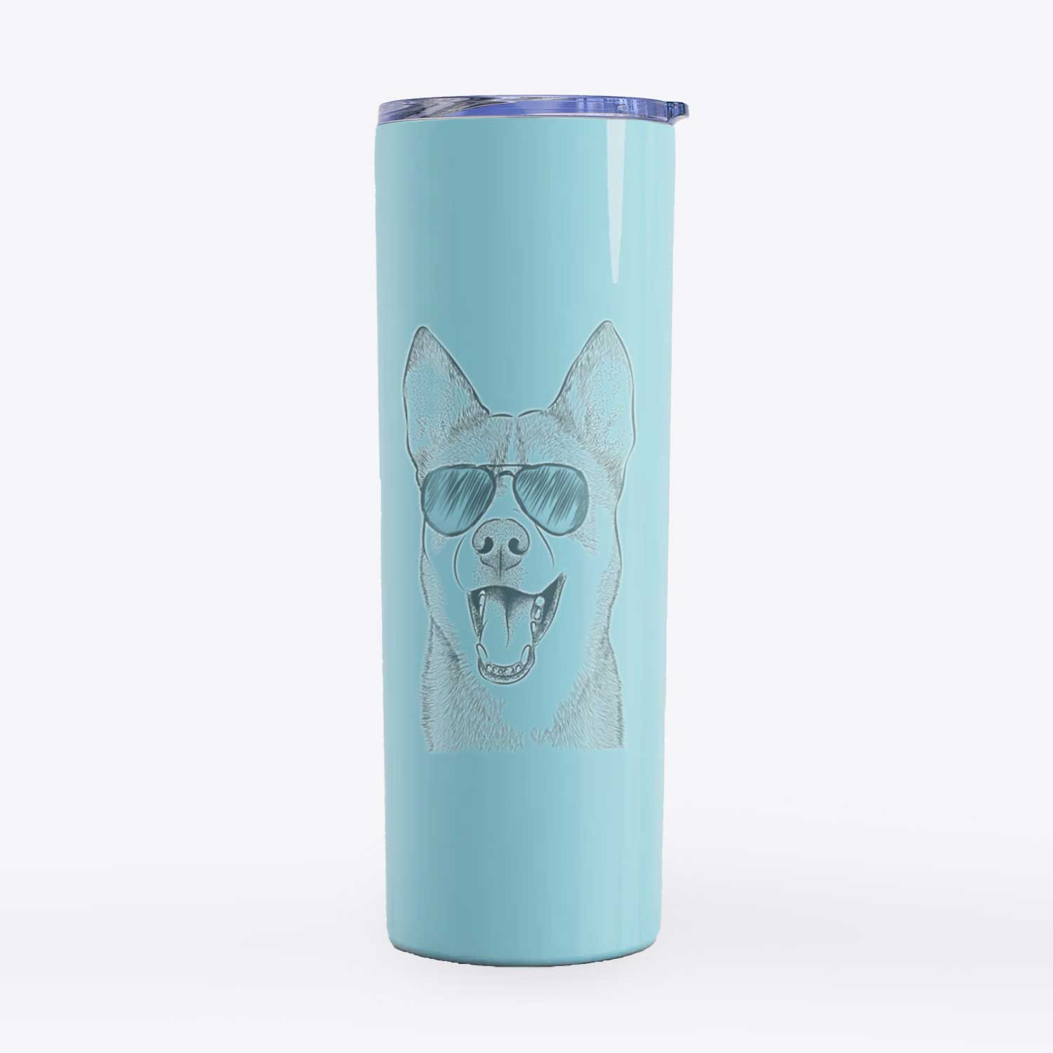 Roux the Siberian Husky - 20oz Skinny Tumbler