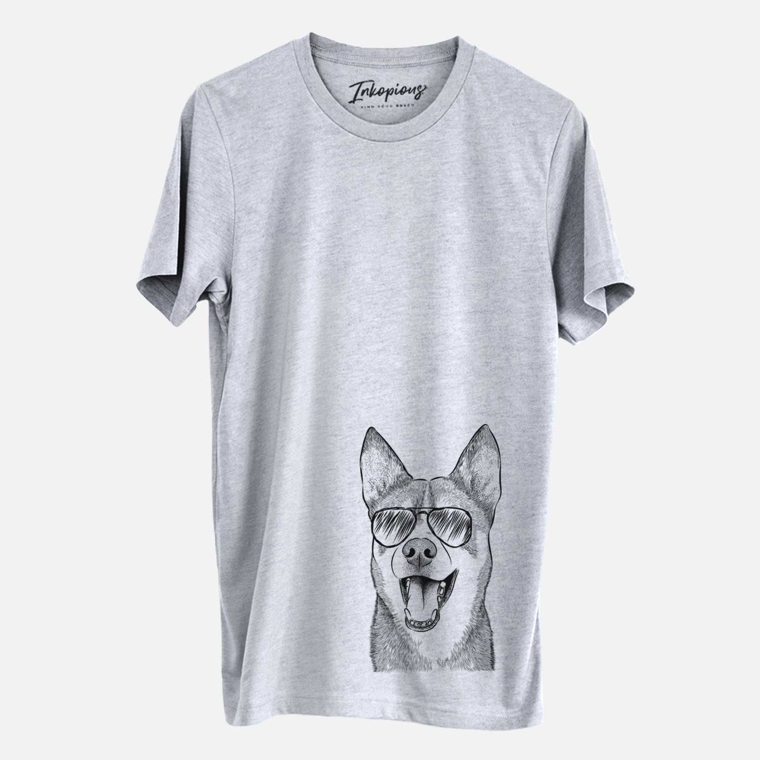 Aviator Roux the Siberian Husky - Unisex Crewneck