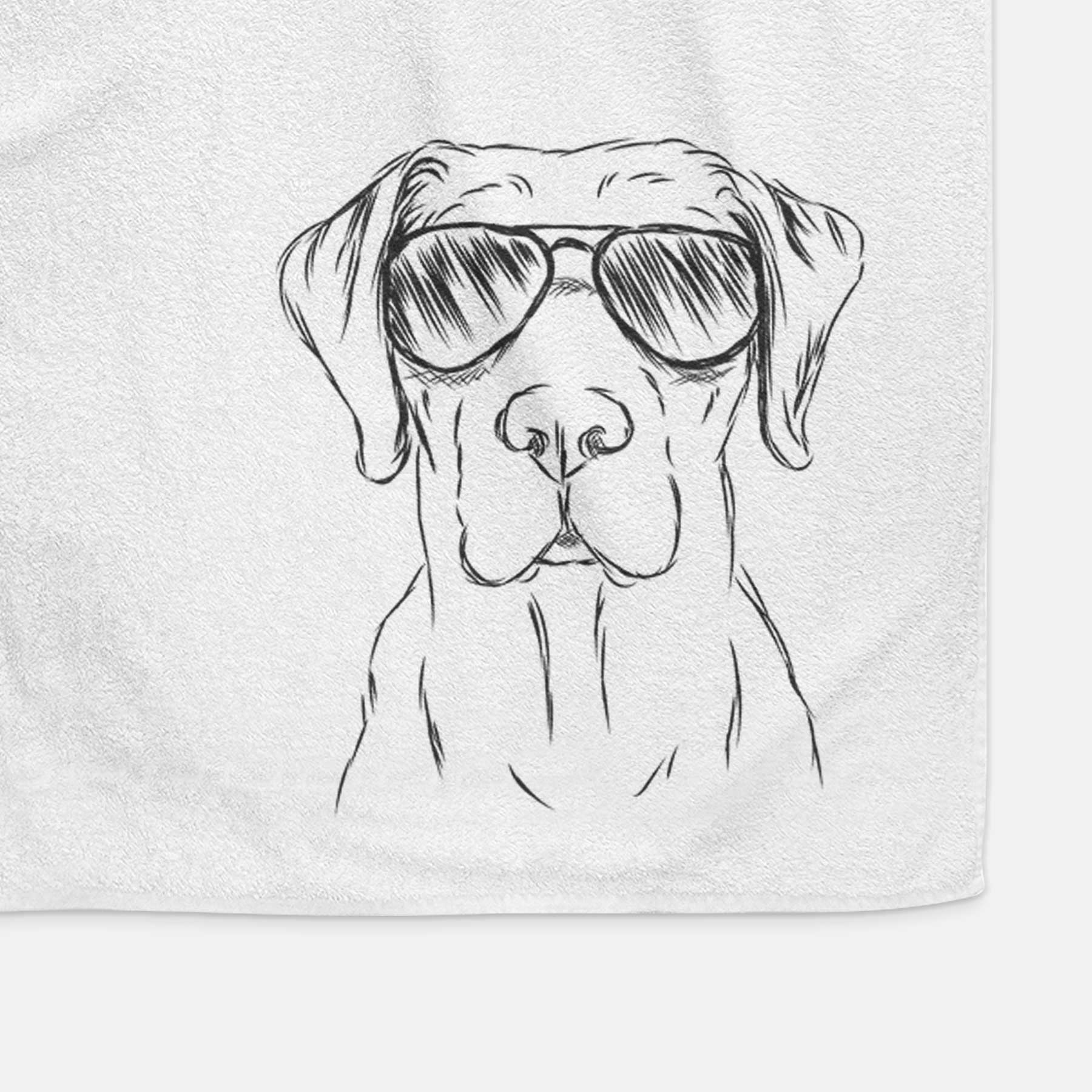 Rowdy the Labrador Retriever Decorative Hand Towel