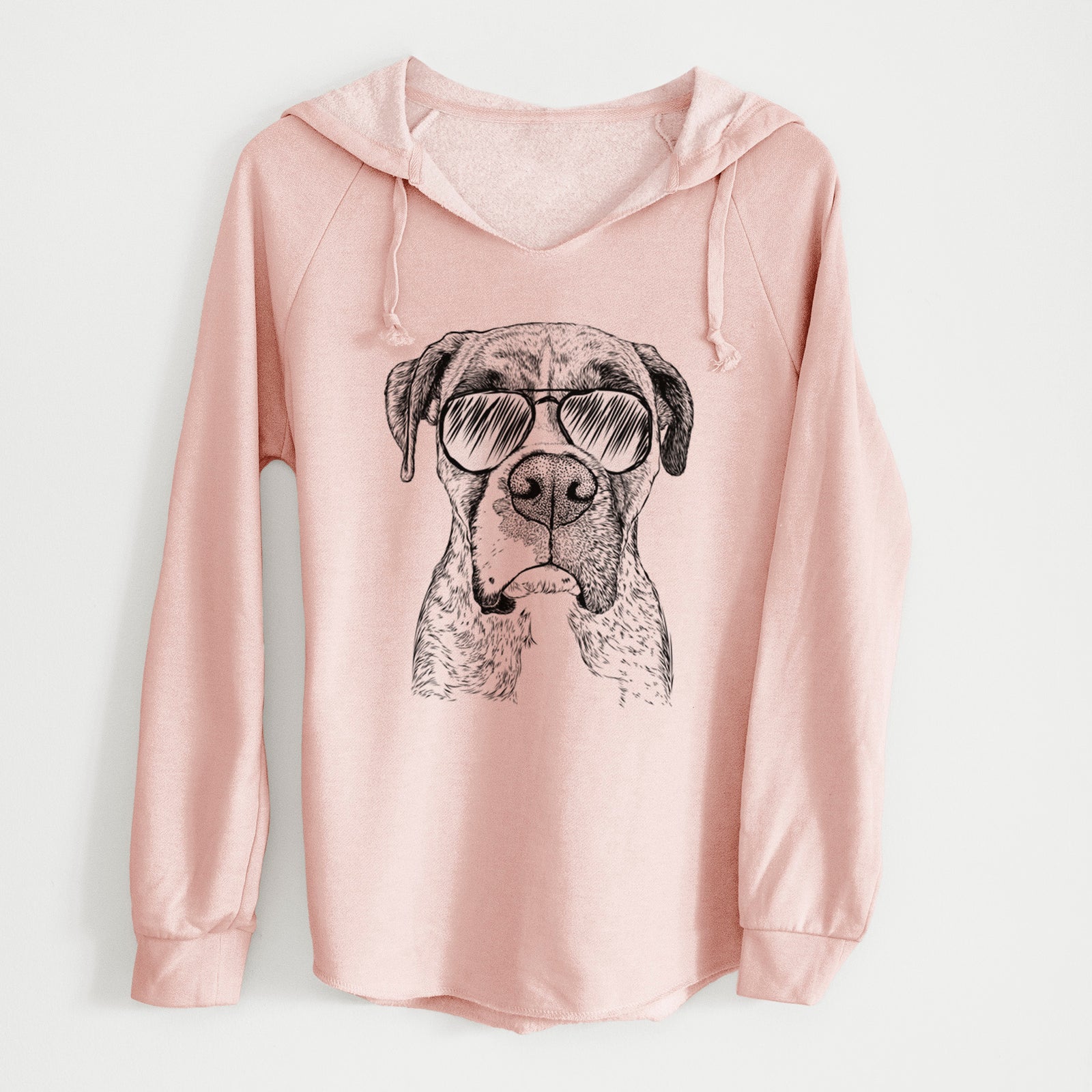 Aviator Rowdy Rex the Boxer - Cali Wave Hooded Sweatshirt