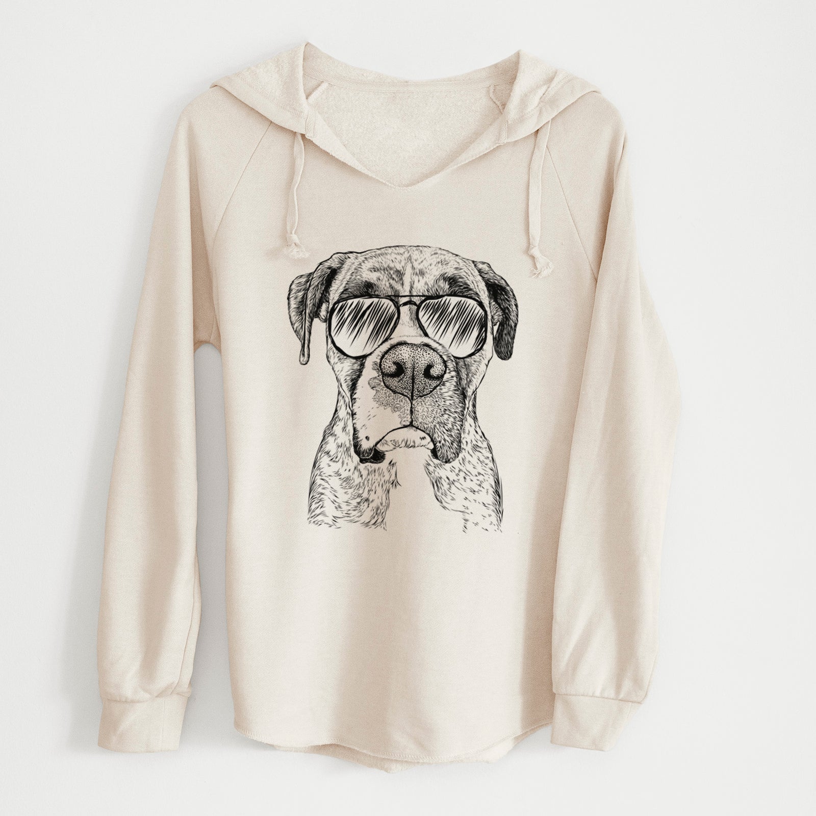 Aviator Rowdy Rex the Boxer - Cali Wave Hooded Sweatshirt