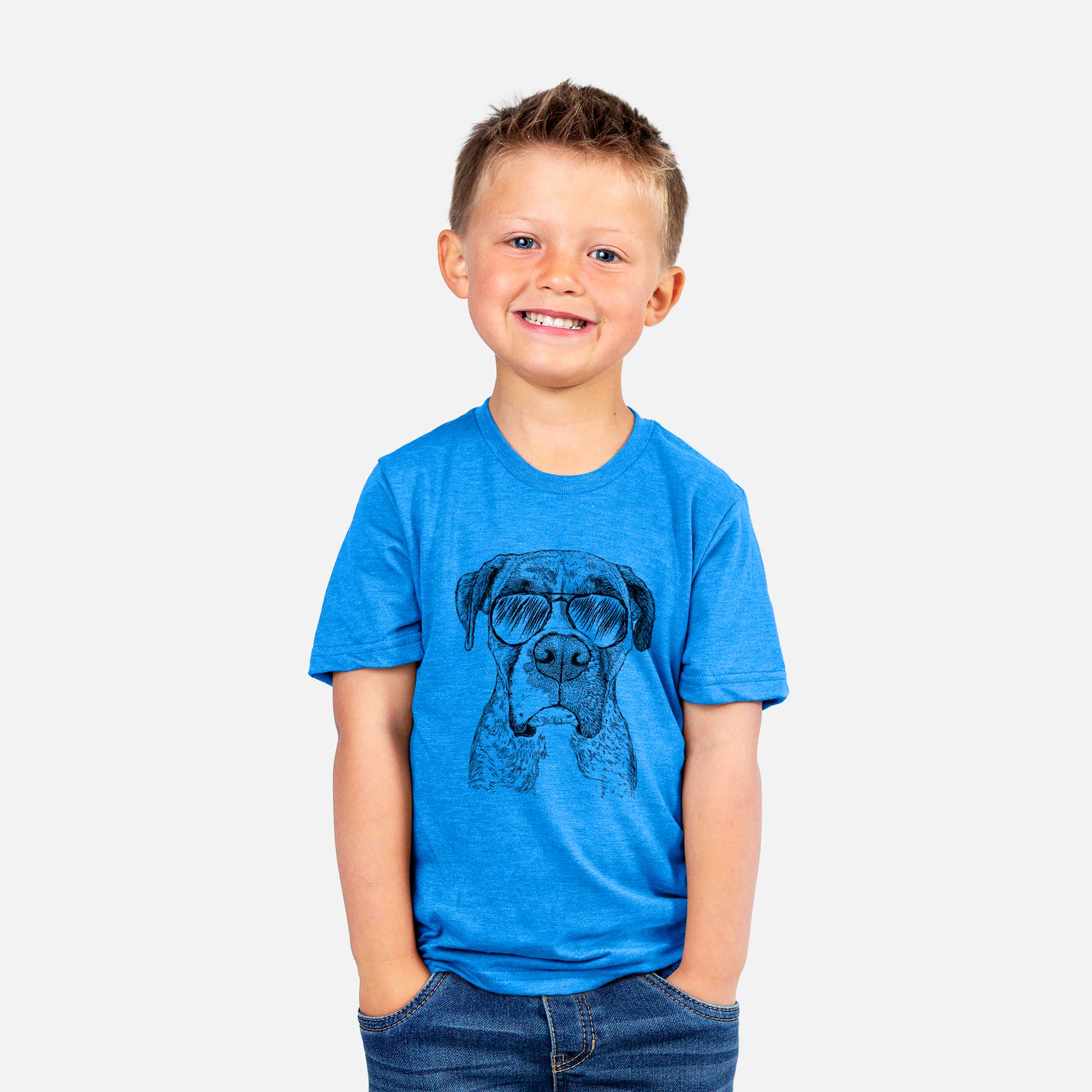 Aviator Rowdy Rex the Boxer - Kids/Youth/Toddler Shirt