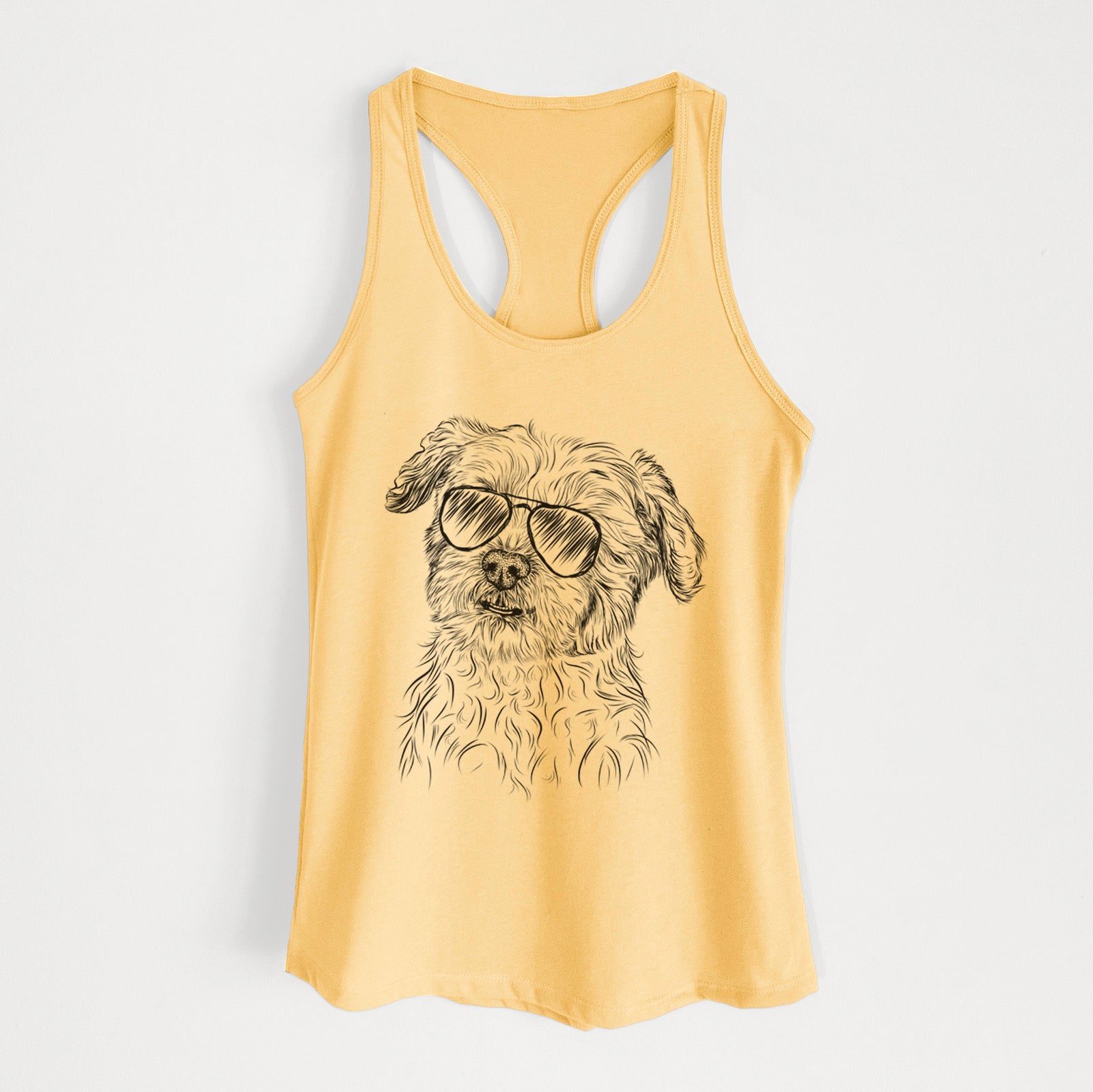 Roxie the Schnauzer Shih Tzu Mix - Women's Racerback Tanktop