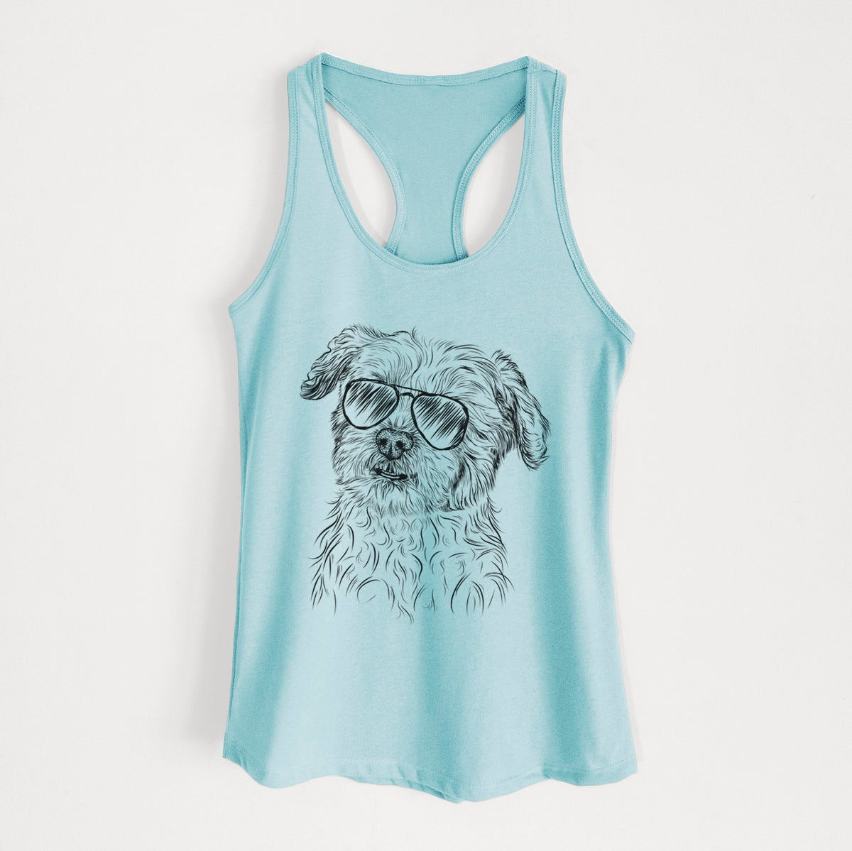Roxie the Schnauzer Shih Tzu Mix - Women's Racerback Tanktop