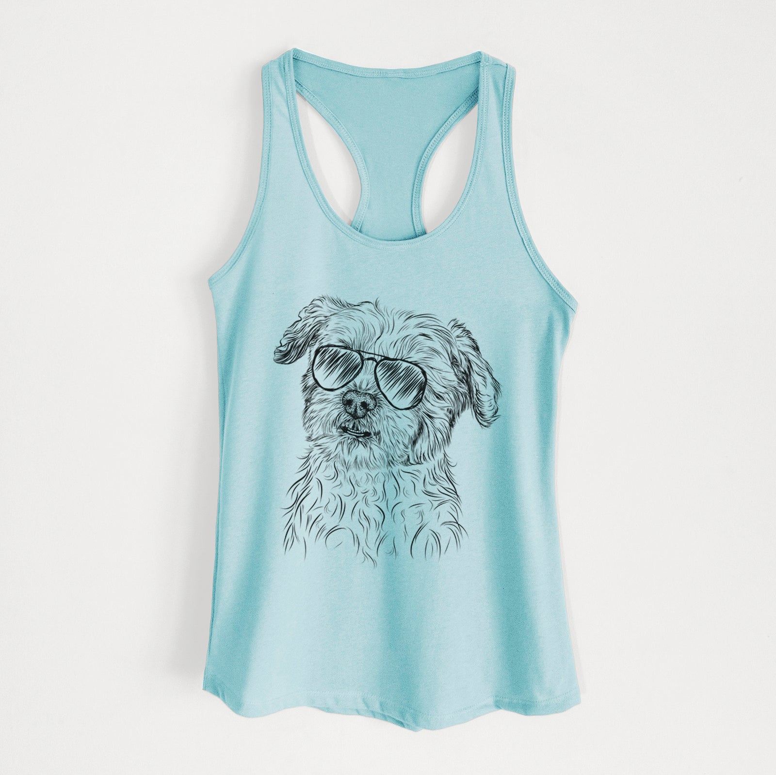 Roxie the Schnauzer Shih Tzu Mix - Women's Racerback Tanktop