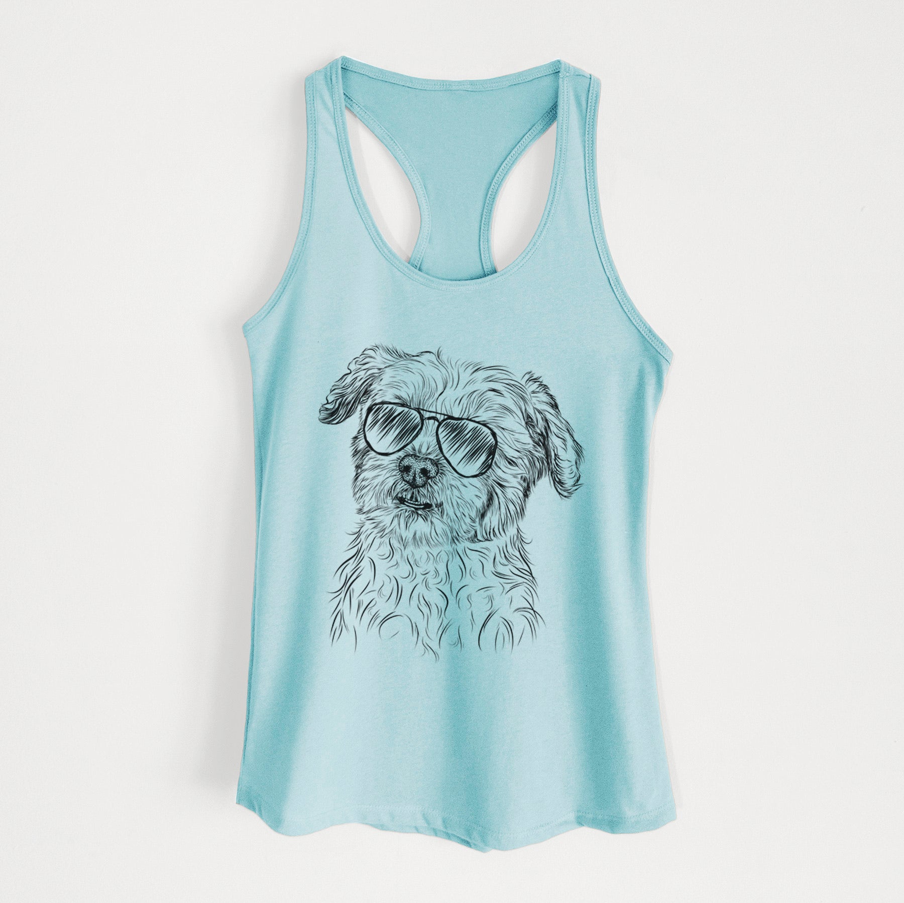 Roxie the Schnauzer Shih Tzu Mix - Women's Racerback Tanktop