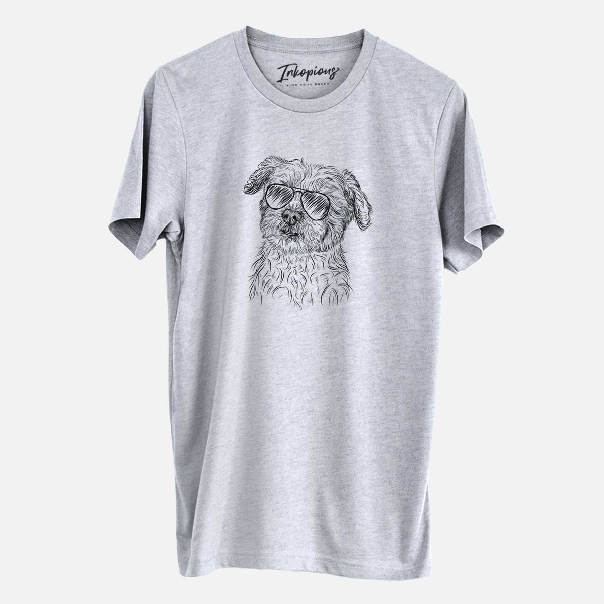 Aviator Roxie the Schnauzer Shih Tzu Mix - Unisex Crewneck