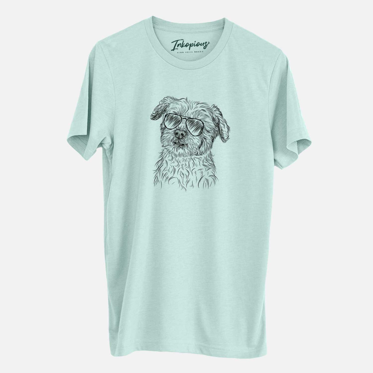 Aviator Roxie the Schnauzer Shih Tzu Mix - Unisex Crewneck