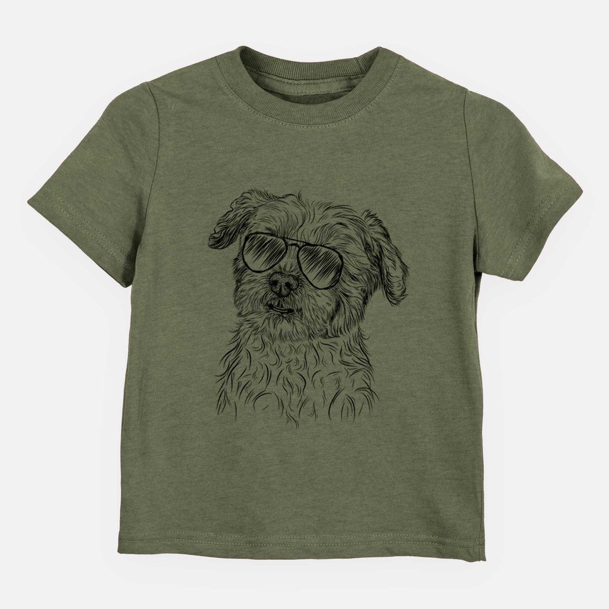 Aviator Roxie the Schnauzer Shih Tzu Mix - Kids/Youth/Toddler Shirt