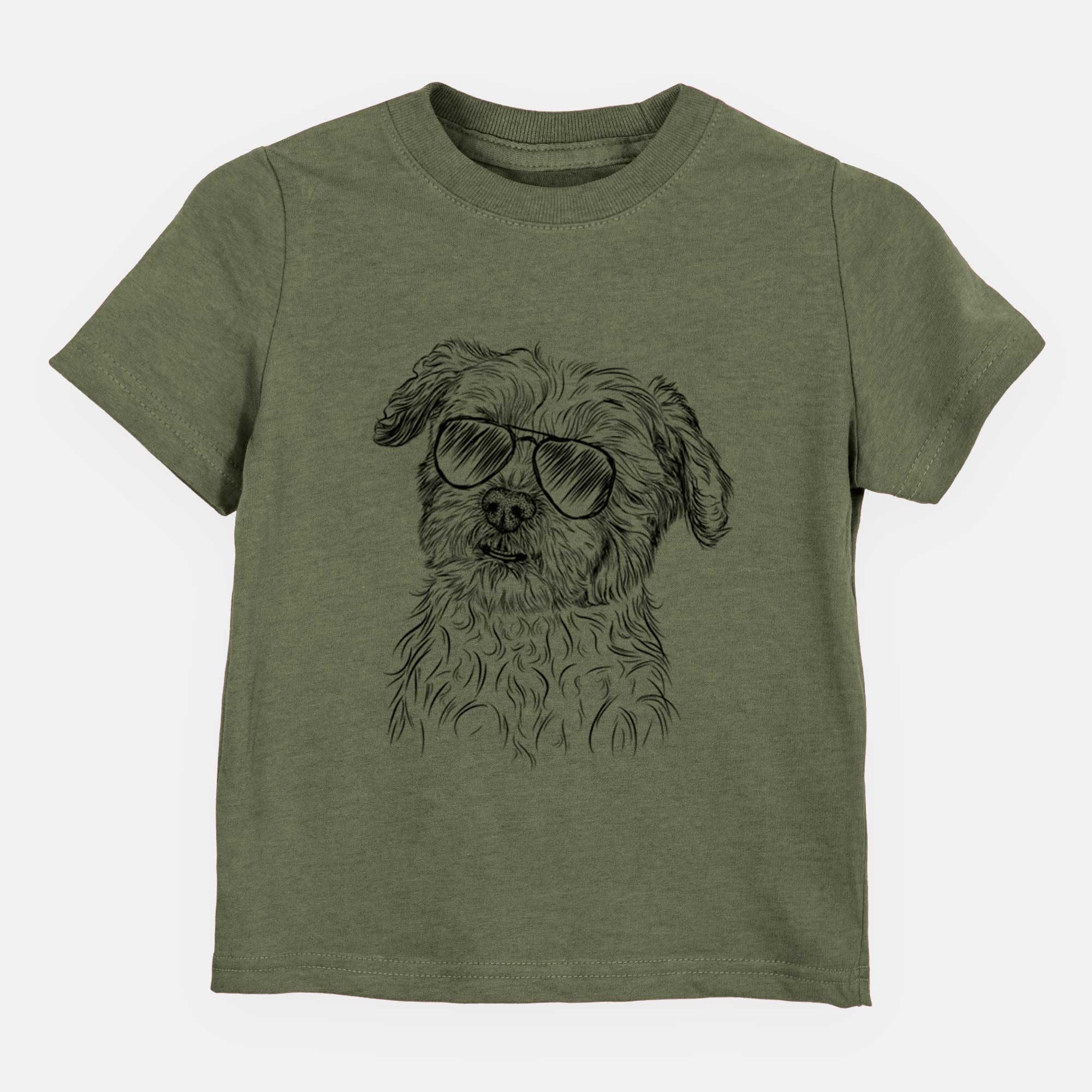 Aviator Roxie the Schnauzer Shih Tzu Mix - Kids/Youth/Toddler Shirt