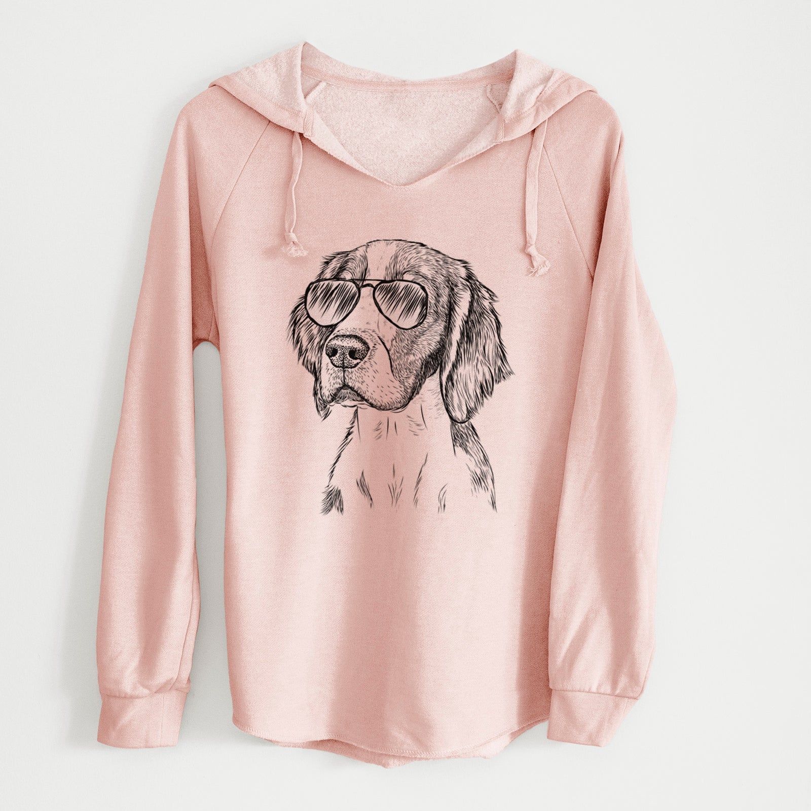 Aviator Roxy the Welsh Springer Spaniel - Cali Wave Hooded Sweatshirt