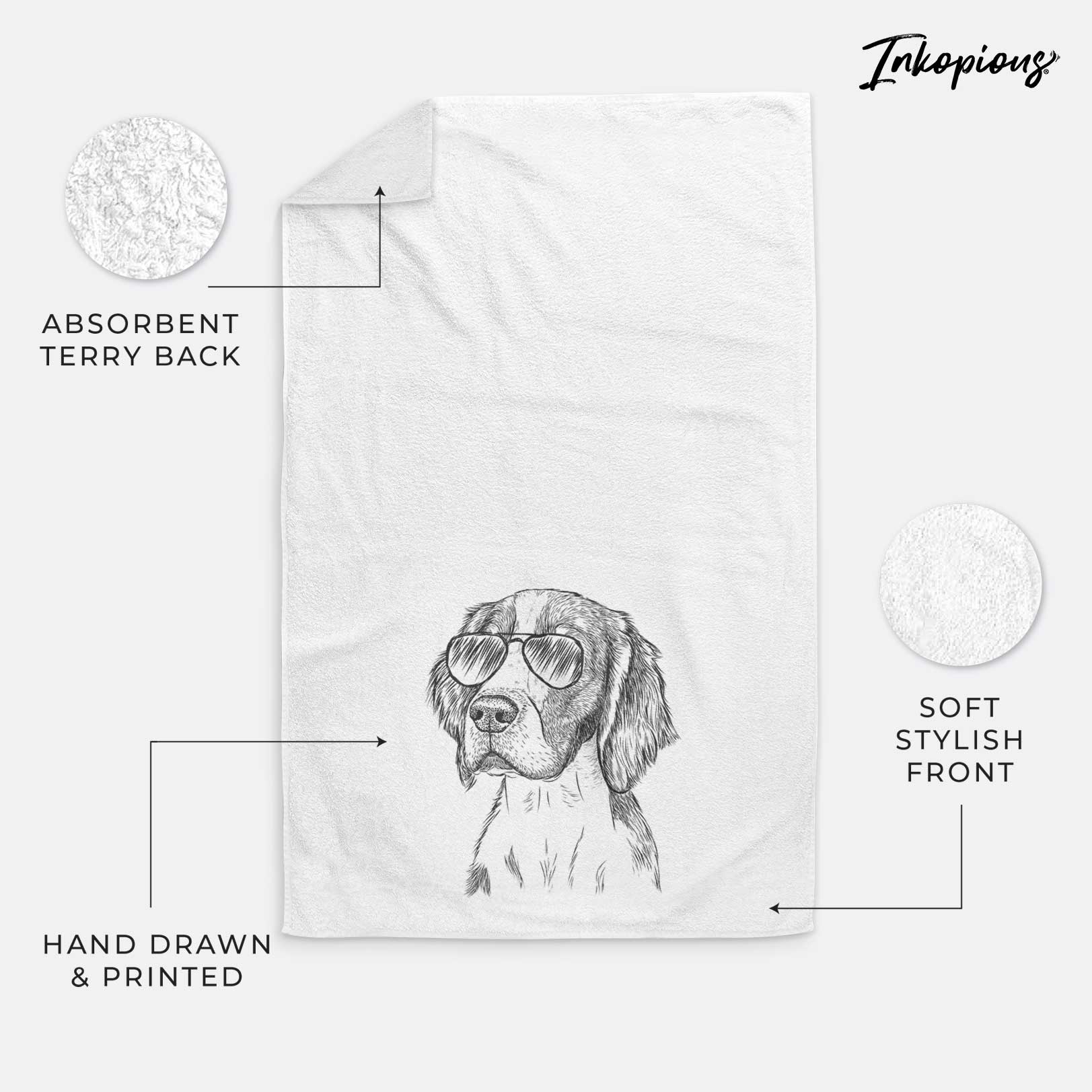 Roxy the Welsh Springer Spaniel Decorative Hand Towel