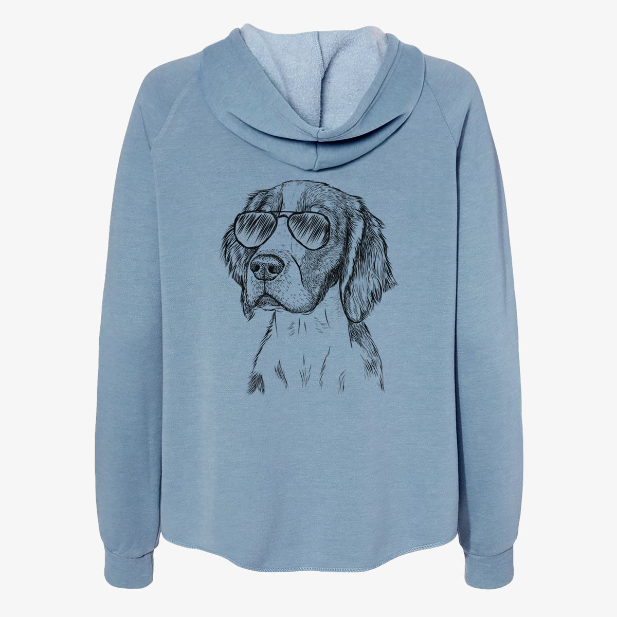 Roxy the Welsh Springer Spaniel - Women's Cali Wave Zip-Up Sweatshirt