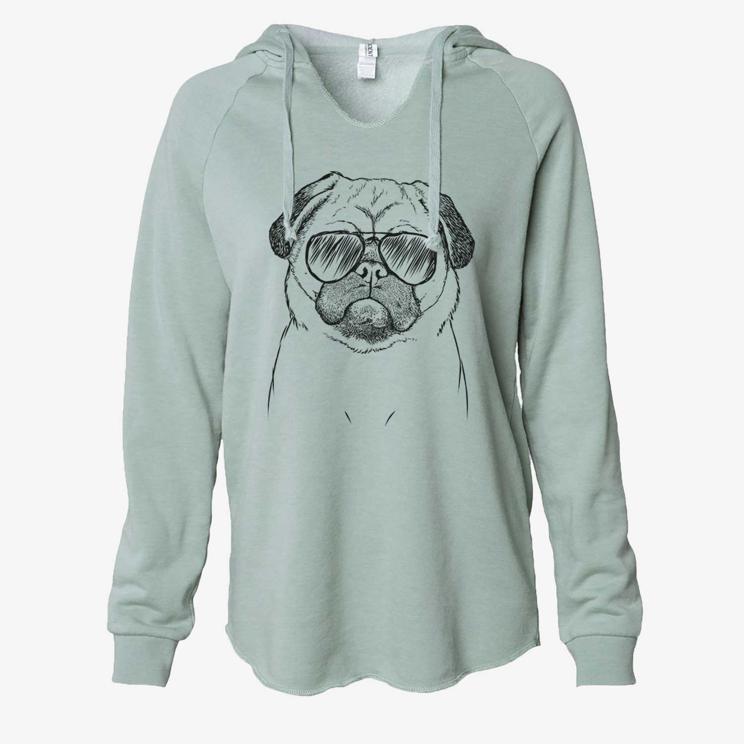 Ruby the Pug - Cali Wave Hooded Sweatshirt