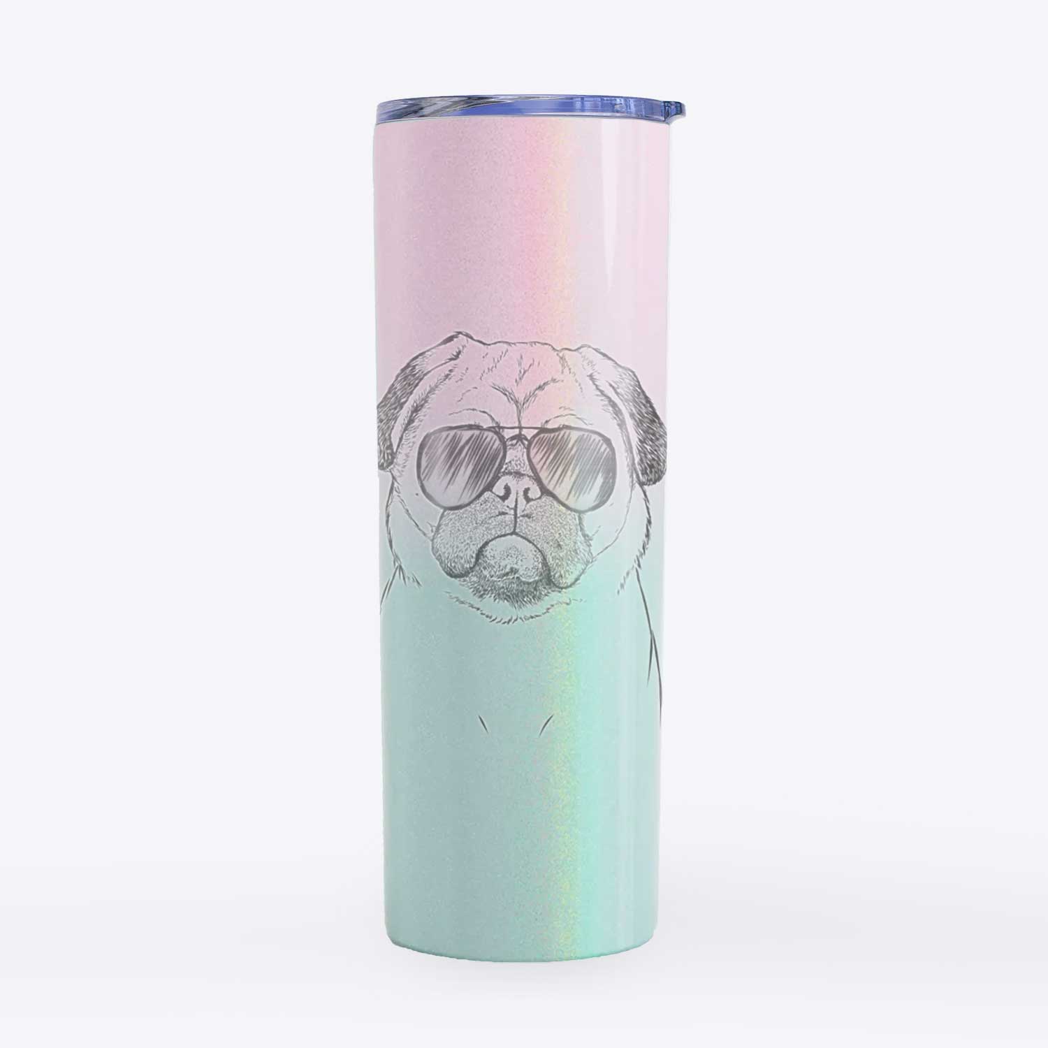 Ruby the Pug - 20oz Skinny Tumbler