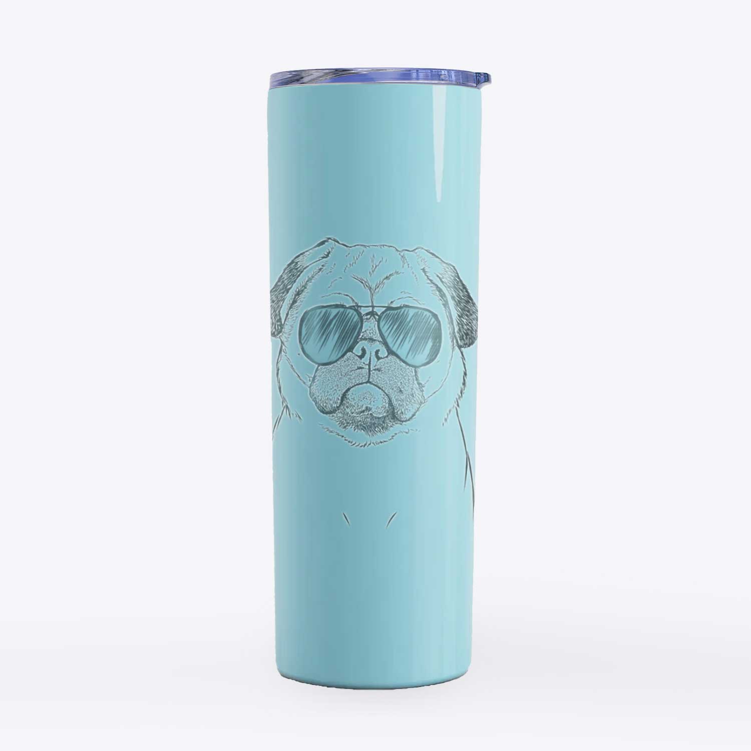 Ruby the Pug - 20oz Skinny Tumbler