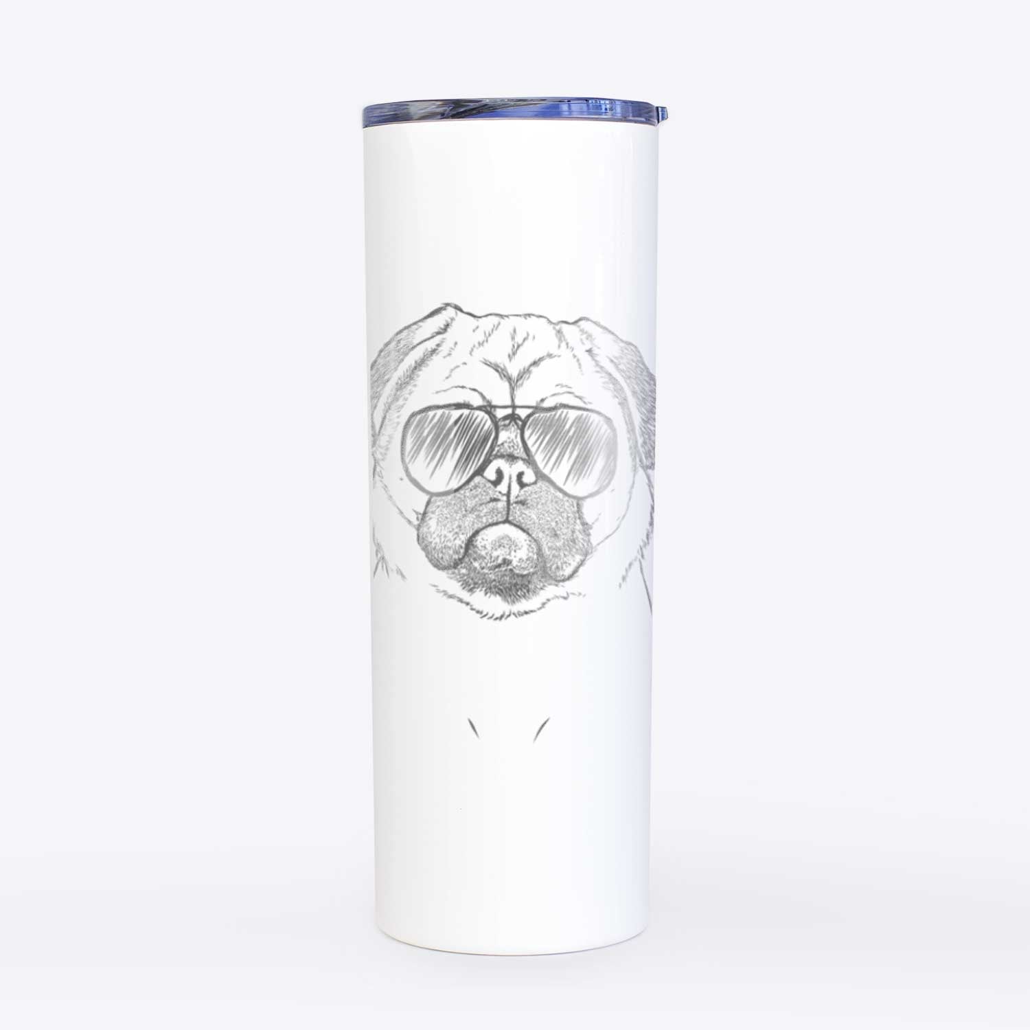 Ruby the Pug - 20oz Skinny Tumbler