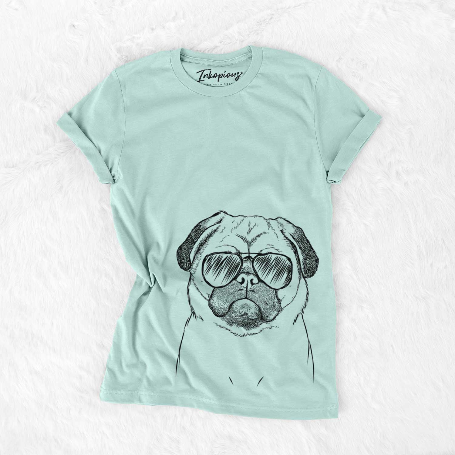 Aviator Ruby the Pug - Unisex Crewneck