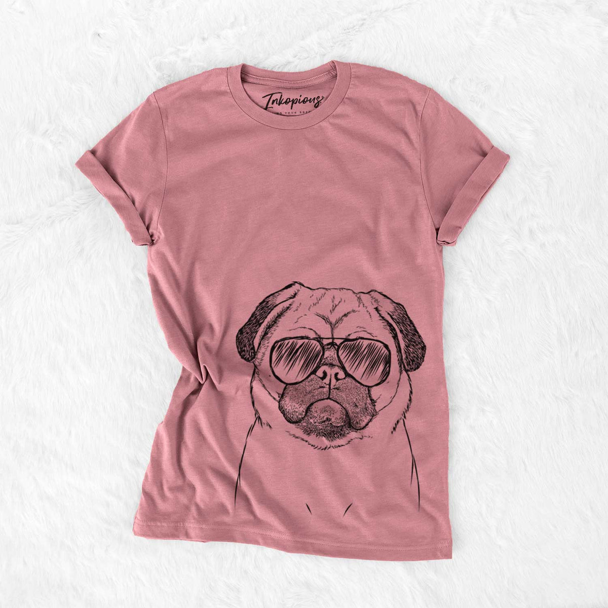 Aviator Ruby the Pug - Unisex Crewneck