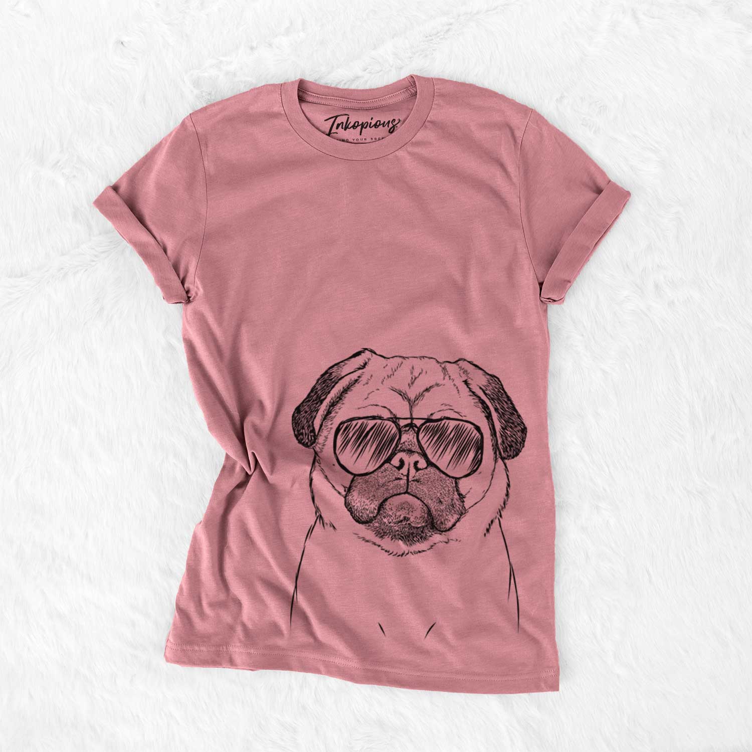 Aviator Ruby the Pug - Unisex Crewneck