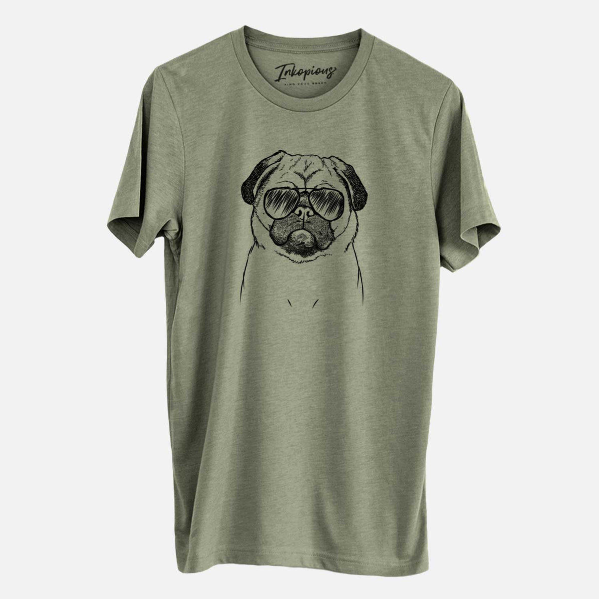 Aviator Ruby the Pug - Unisex Crewneck