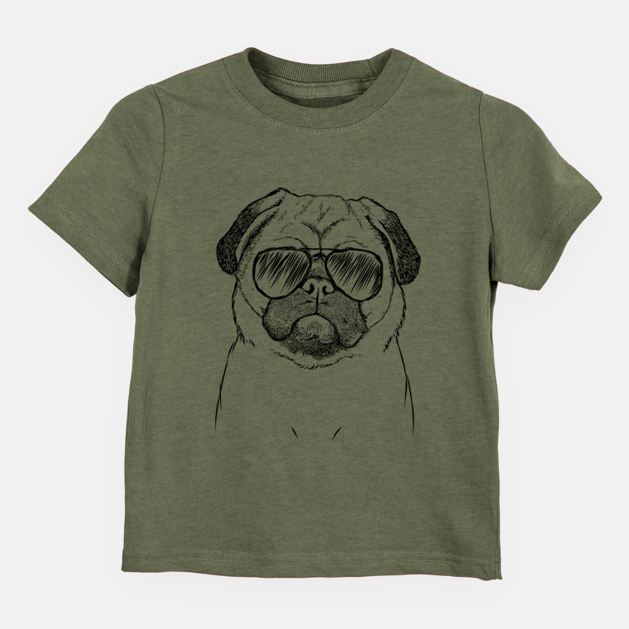 Aviator Ruby the Pug - Kids/Youth/Toddler Shirt