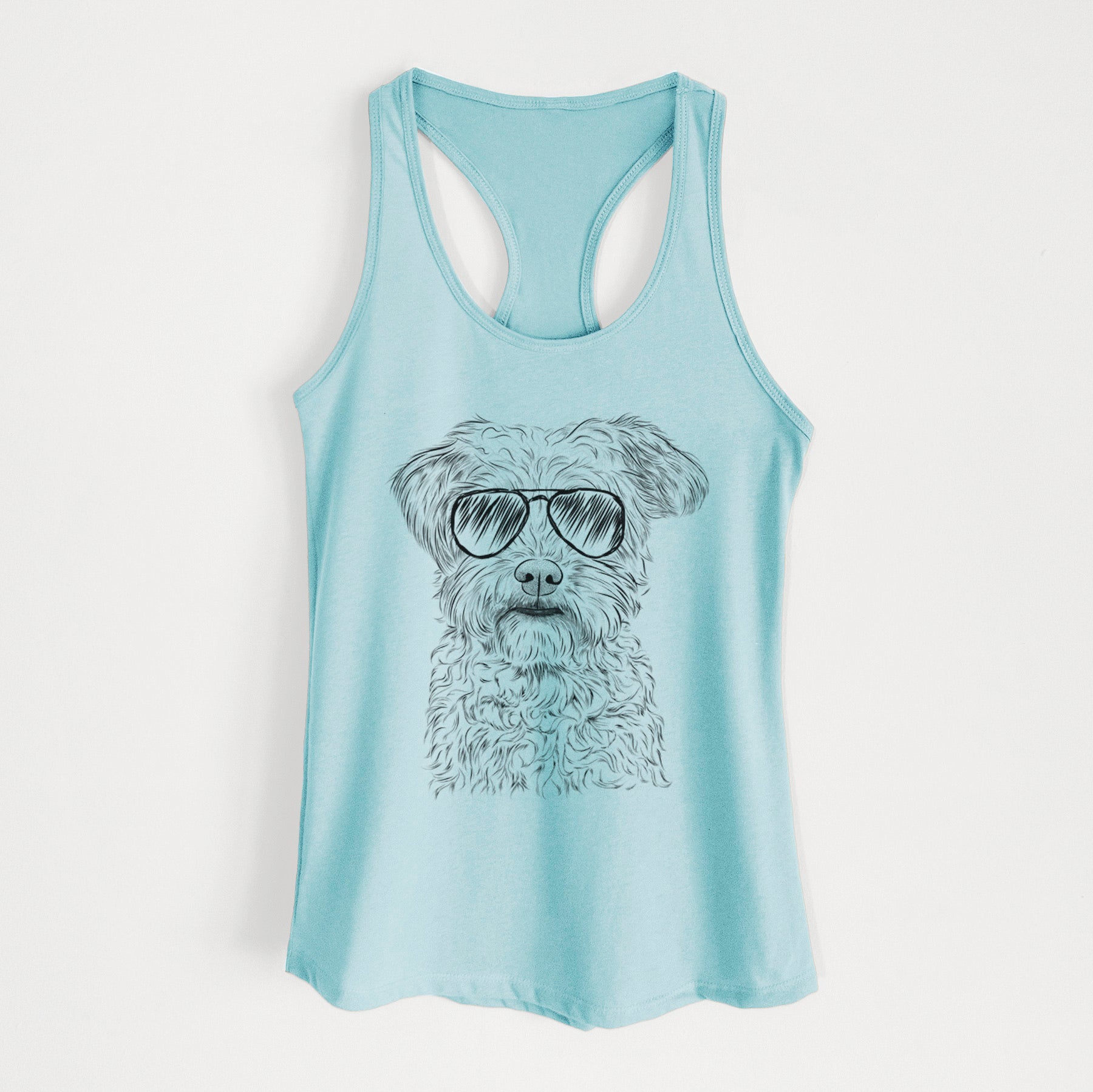 Rudy the Schnoodle - Women's Racerback Tanktop