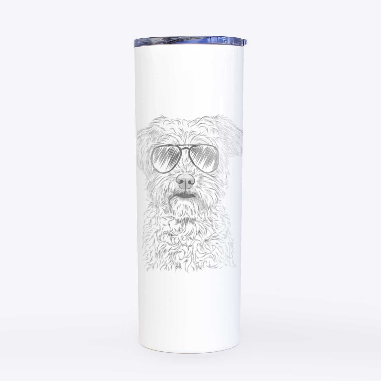 Rudy the Schnoodle - 20oz Skinny Tumbler