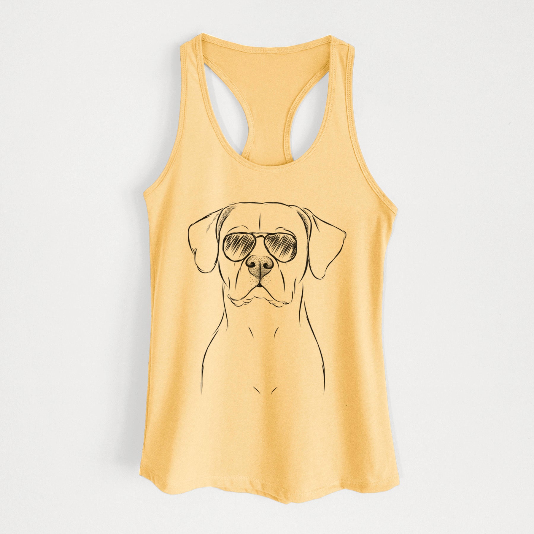 Rufio the Dogo Argentino - Women's Racerback Tanktop