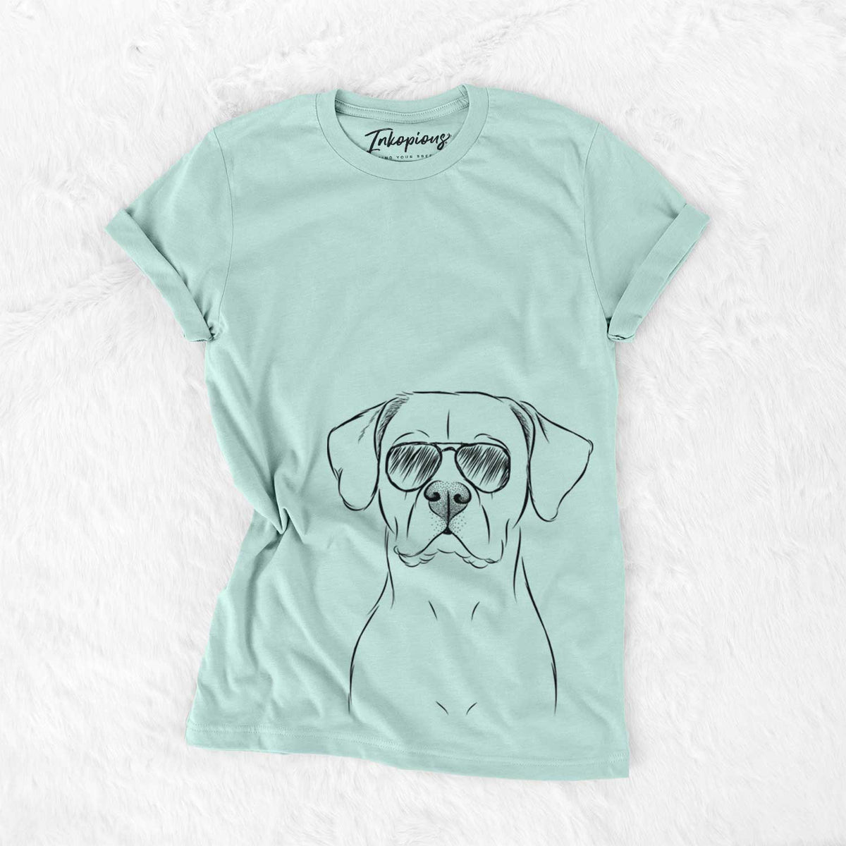 Aviator Rufio the Dogo Argentino - Unisex Crewneck