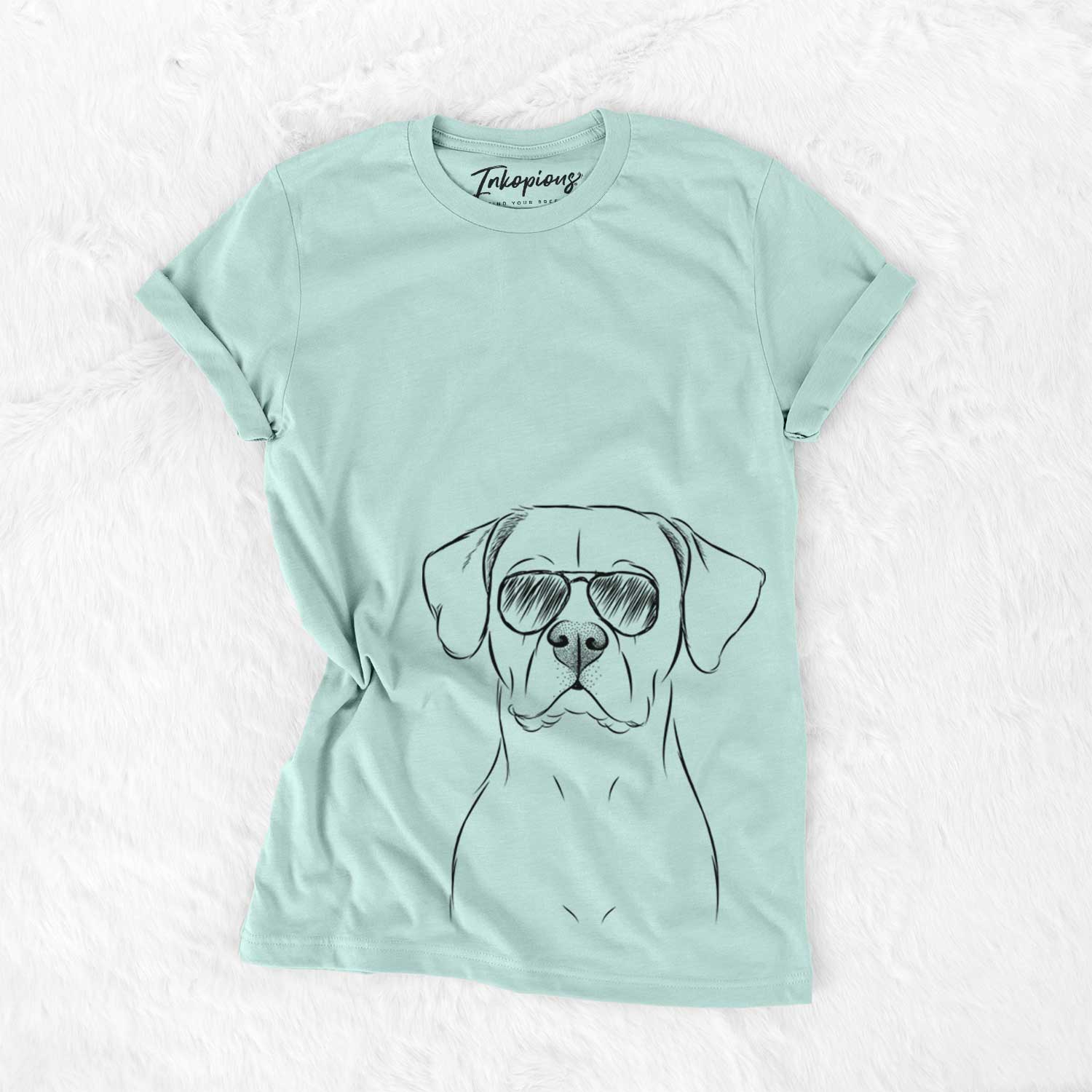 Aviator Rufio the Dogo Argentino - Unisex Crewneck