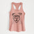 Rufus the American Bulldog - Women's Racerback Tanktop