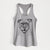 Rufus the American Bulldog - Women's Racerback Tanktop