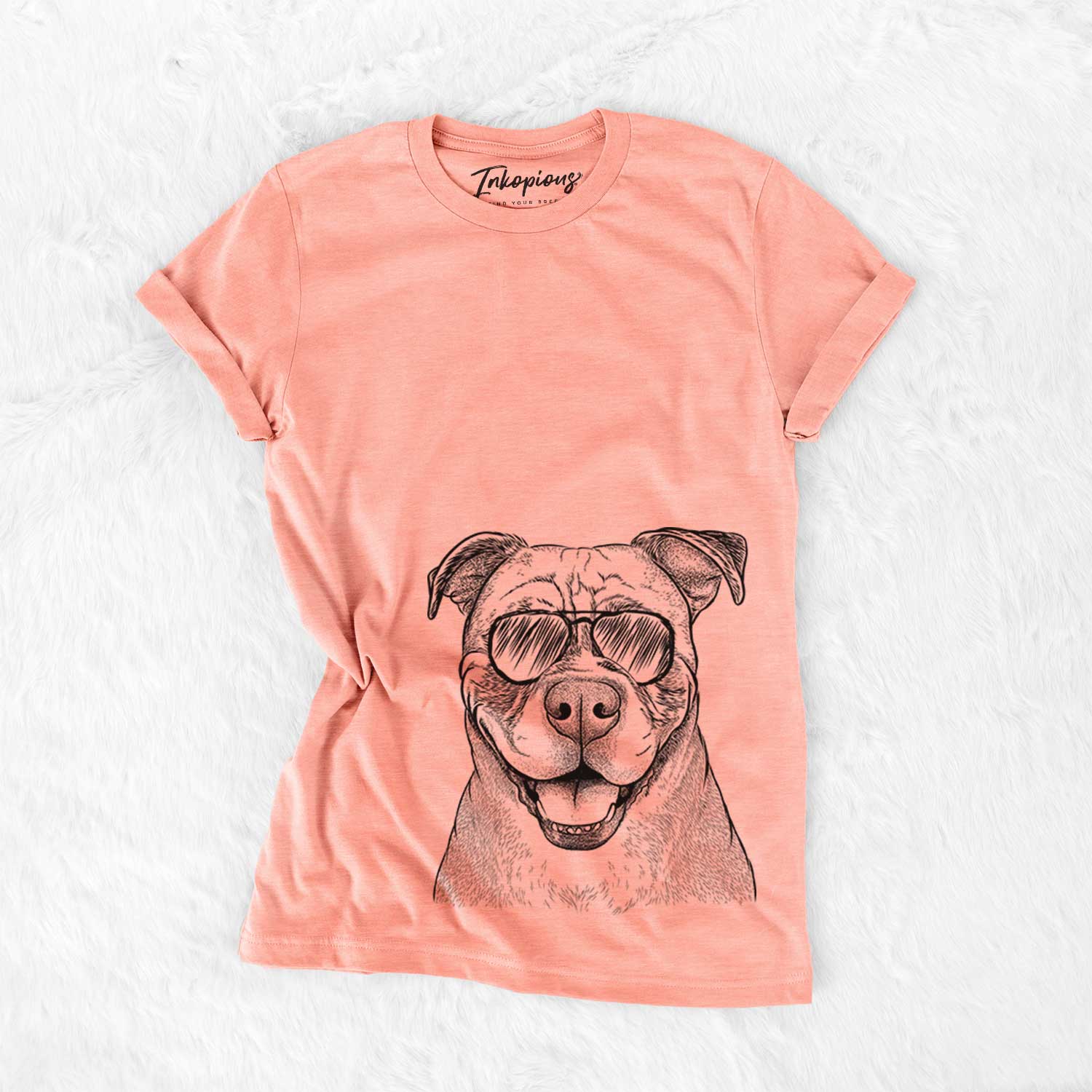 Rufus the American Bulldog - Bella Canvas Unisex Crewneck
