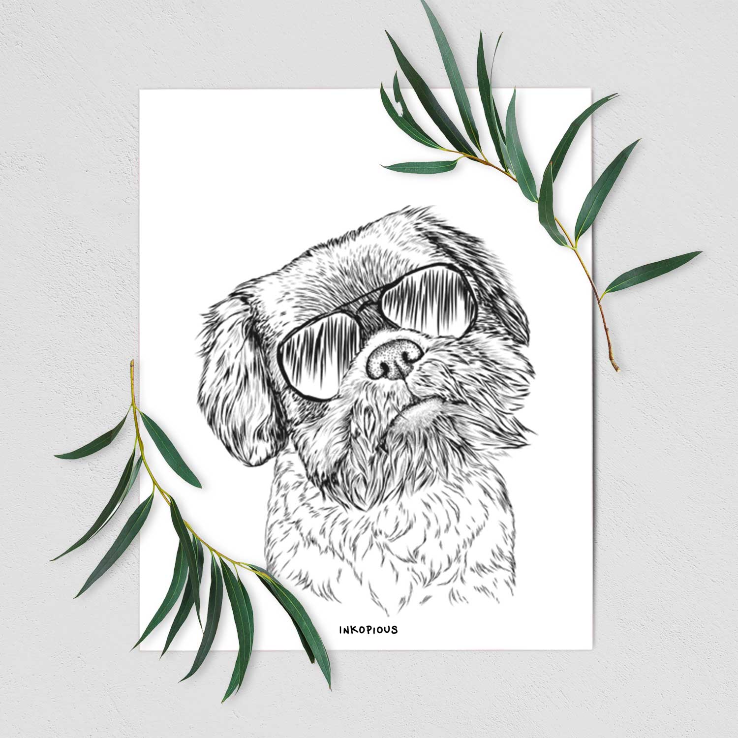 Rufus the Shiffon Art Print