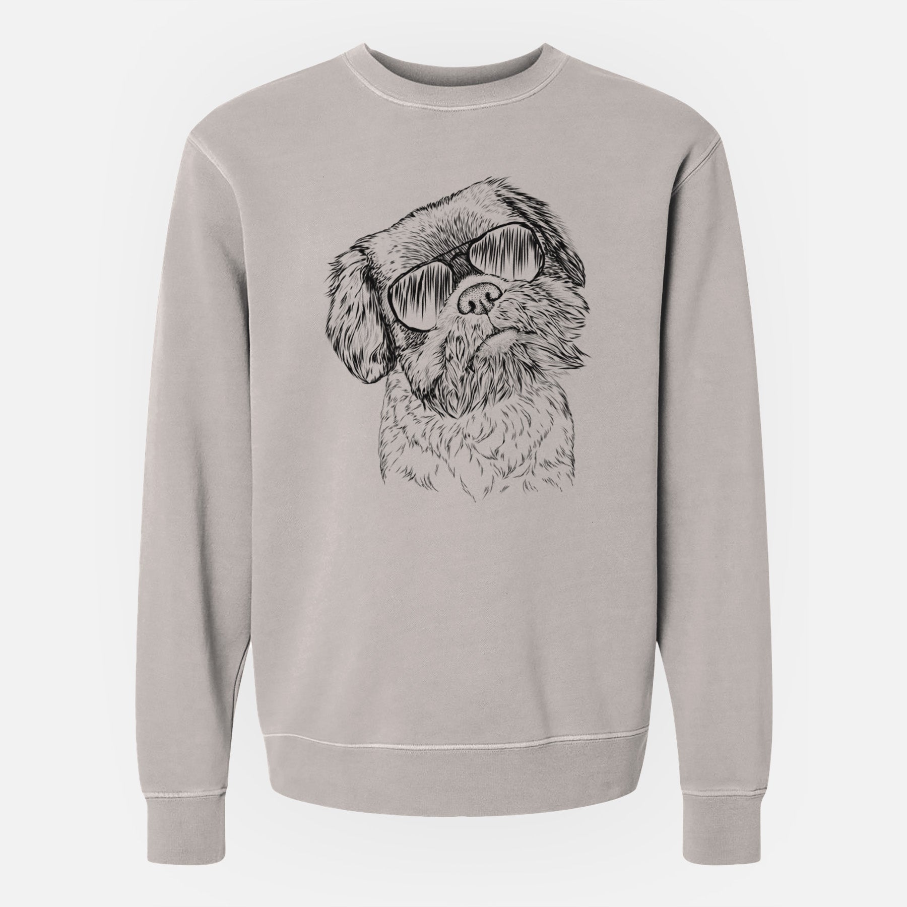 Aviator Rufus the Shiffon - Unisex Pigment Dyed Crew Sweatshirt