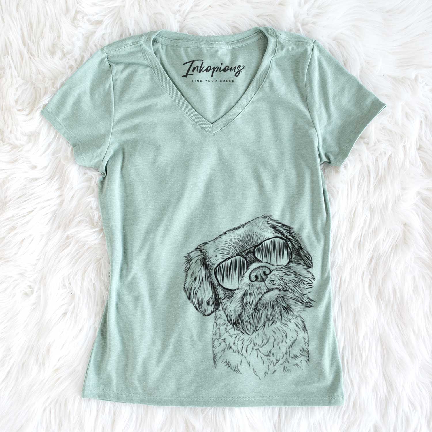 Aviator Rufus the Shiffon - Women's V-neck Shirt