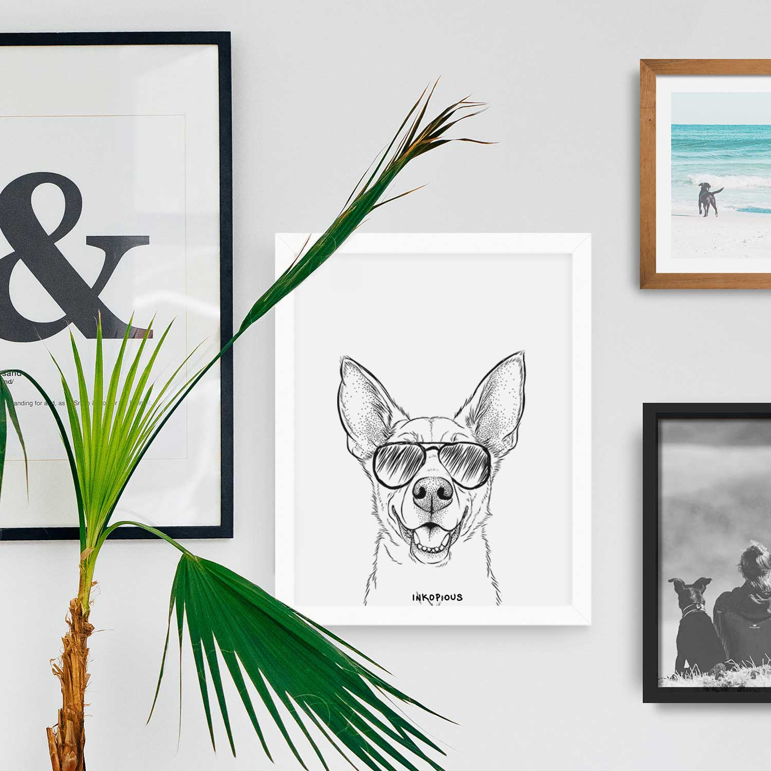 Rumley the Kelpie Mix Art Print