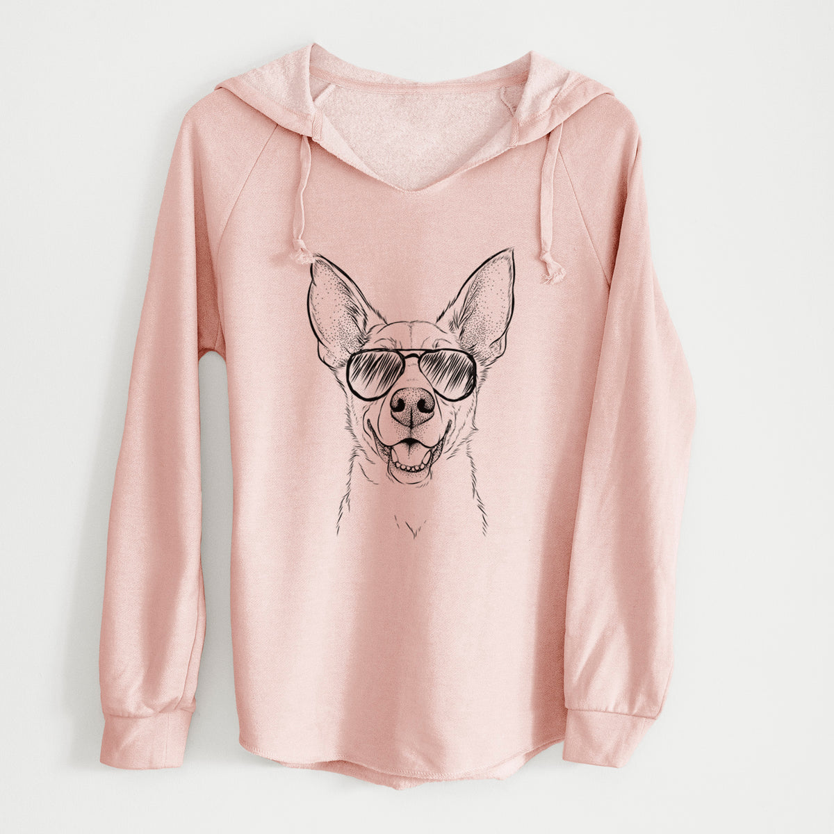 Aviator Rumley the Kelpie Mix - Cali Wave Hooded Sweatshirt