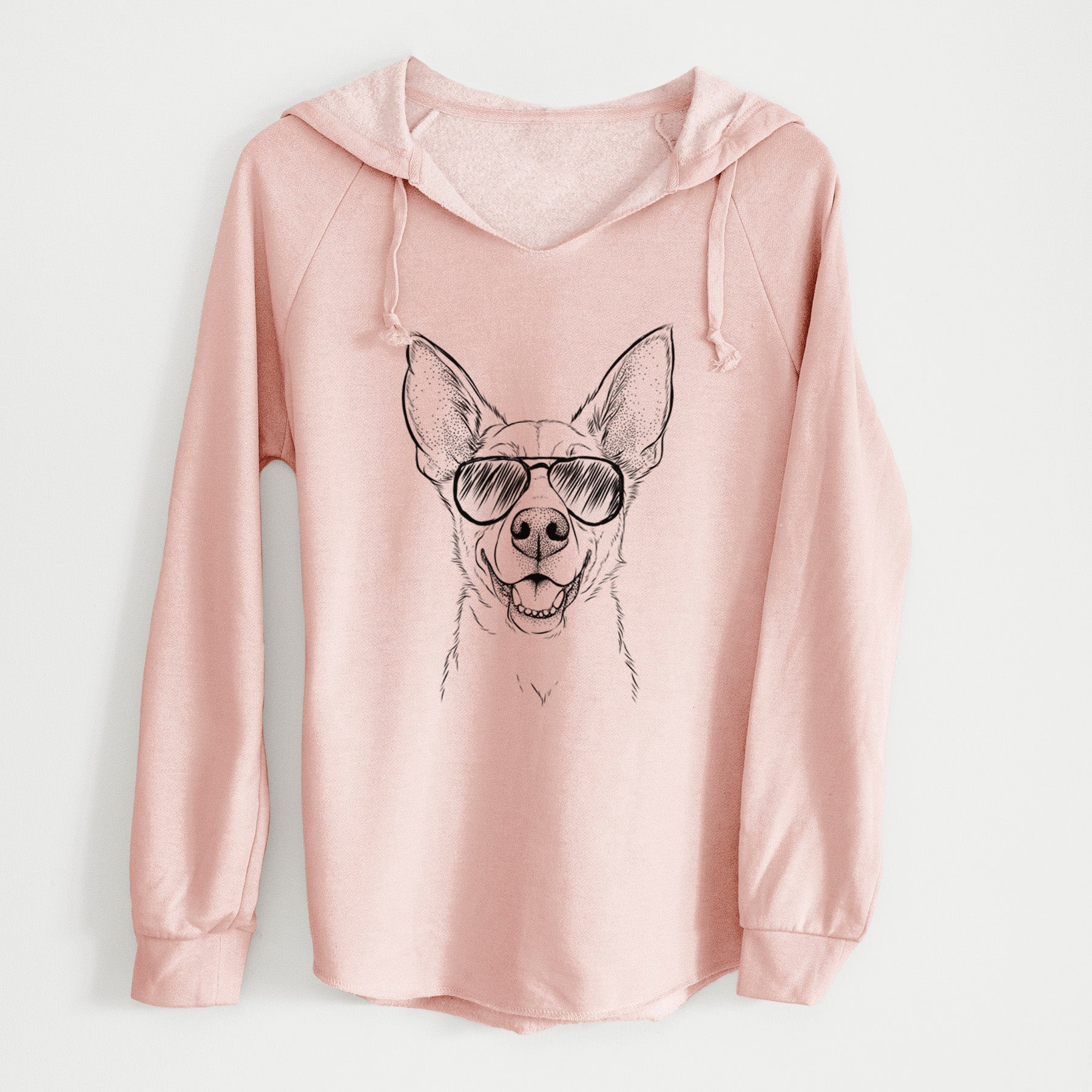 Aviator Rumley the Kelpie Mix - Cali Wave Hooded Sweatshirt
