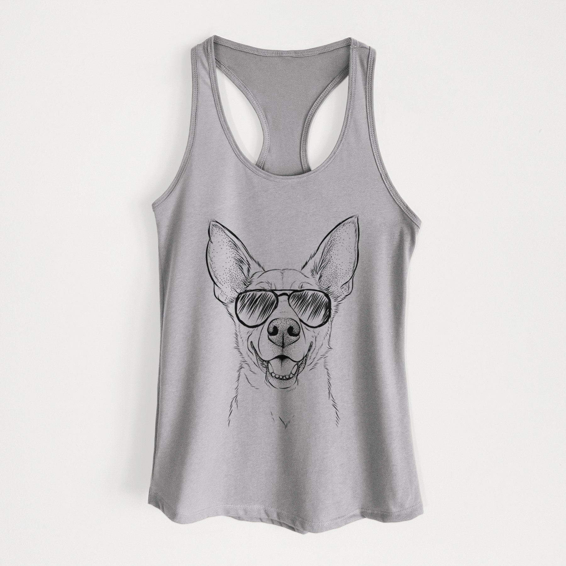 Rumley the Kelpie Mix - Women's Racerback Tanktop