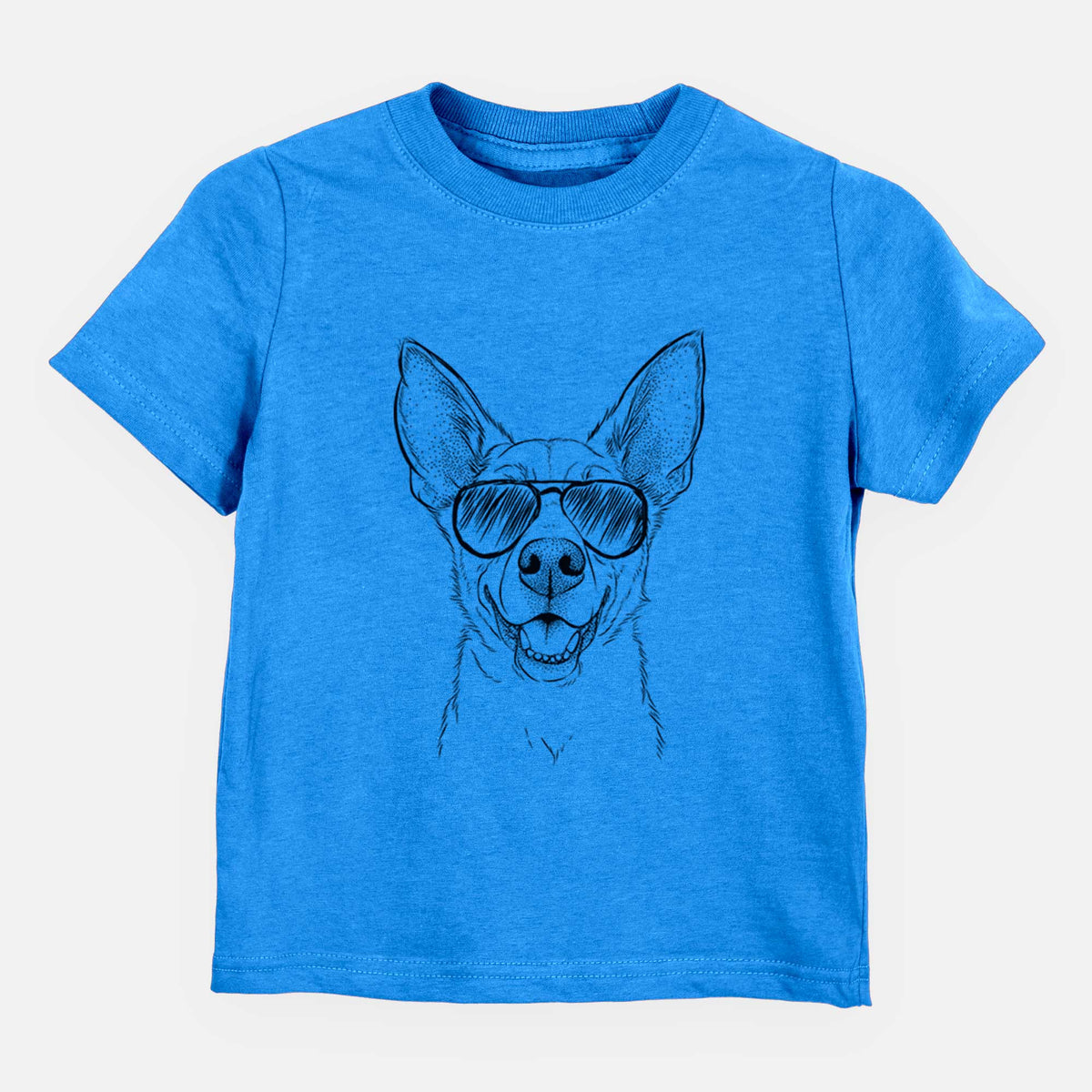 Aviator Rumley the Kelpie Mix - Kids/Youth/Toddler Shirt