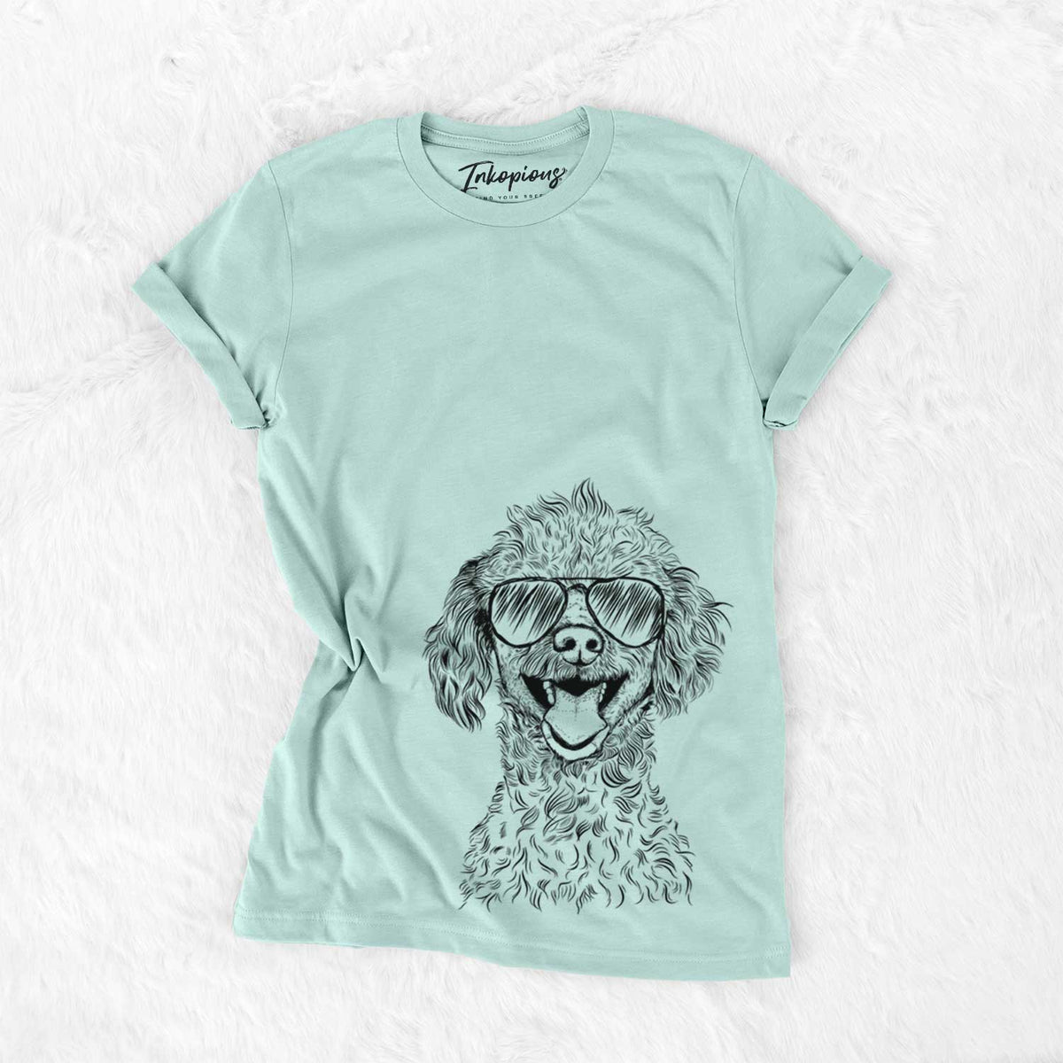 Aviator Rusty the Toy Poodle - Unisex Crewneck