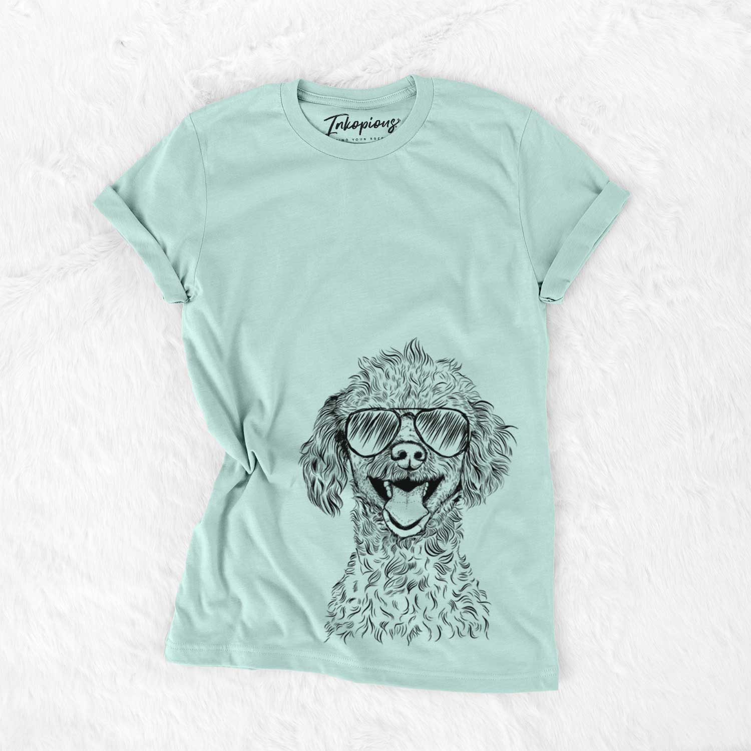 Aviator Rusty the Toy Poodle - Unisex Crewneck