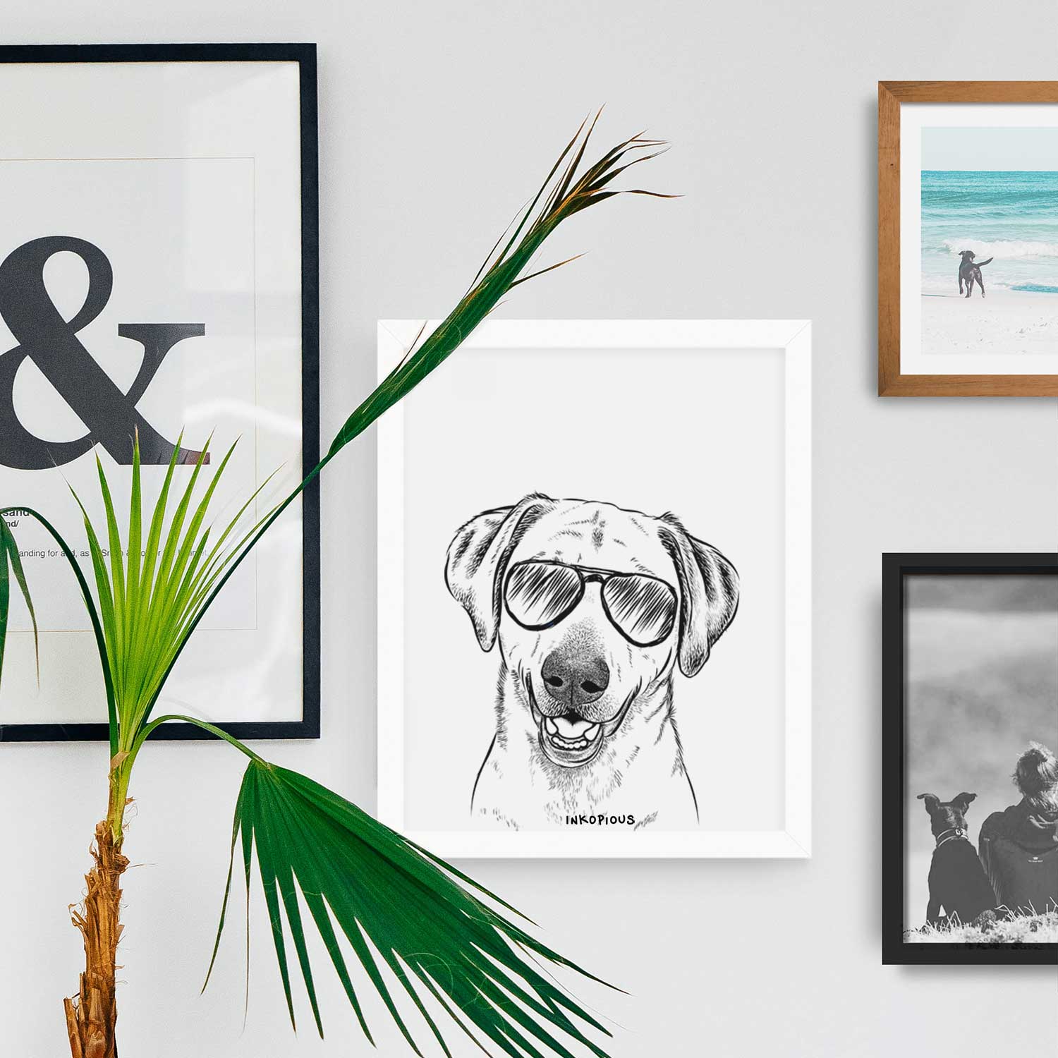 Rusty the Labrador Retriever Art Print