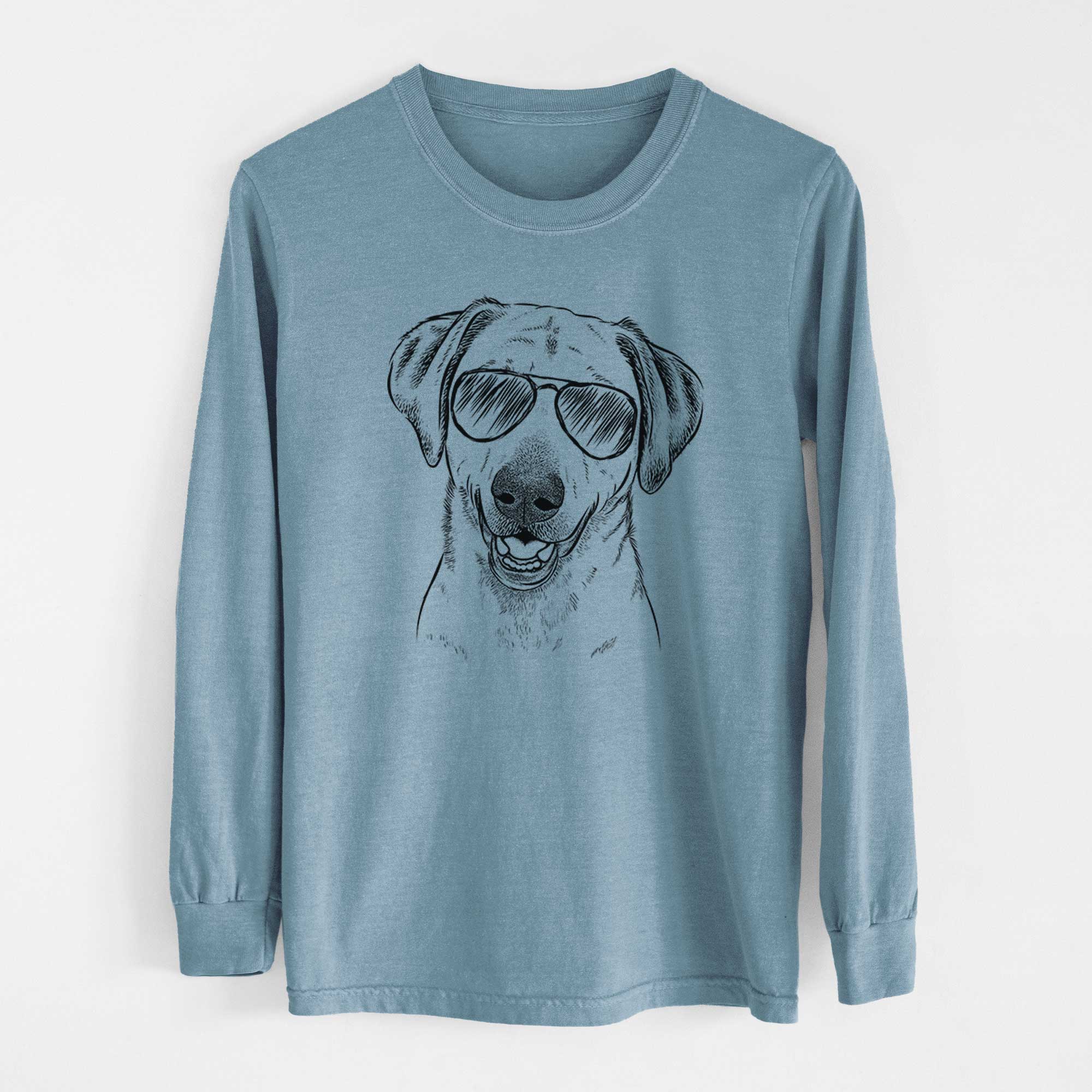 Aviators Rusty the Labrador Retriever - Heavyweight 100% Cotton Long Sleeve