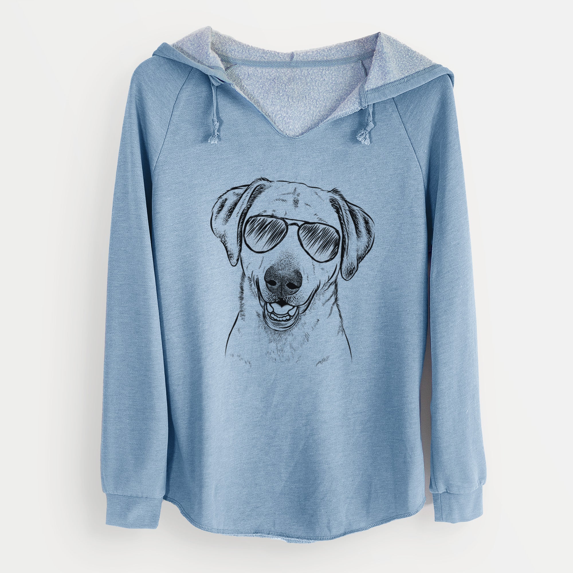 Aviator Rusty the Labrador Retriever - Cali Wave Hooded Sweatshirt
