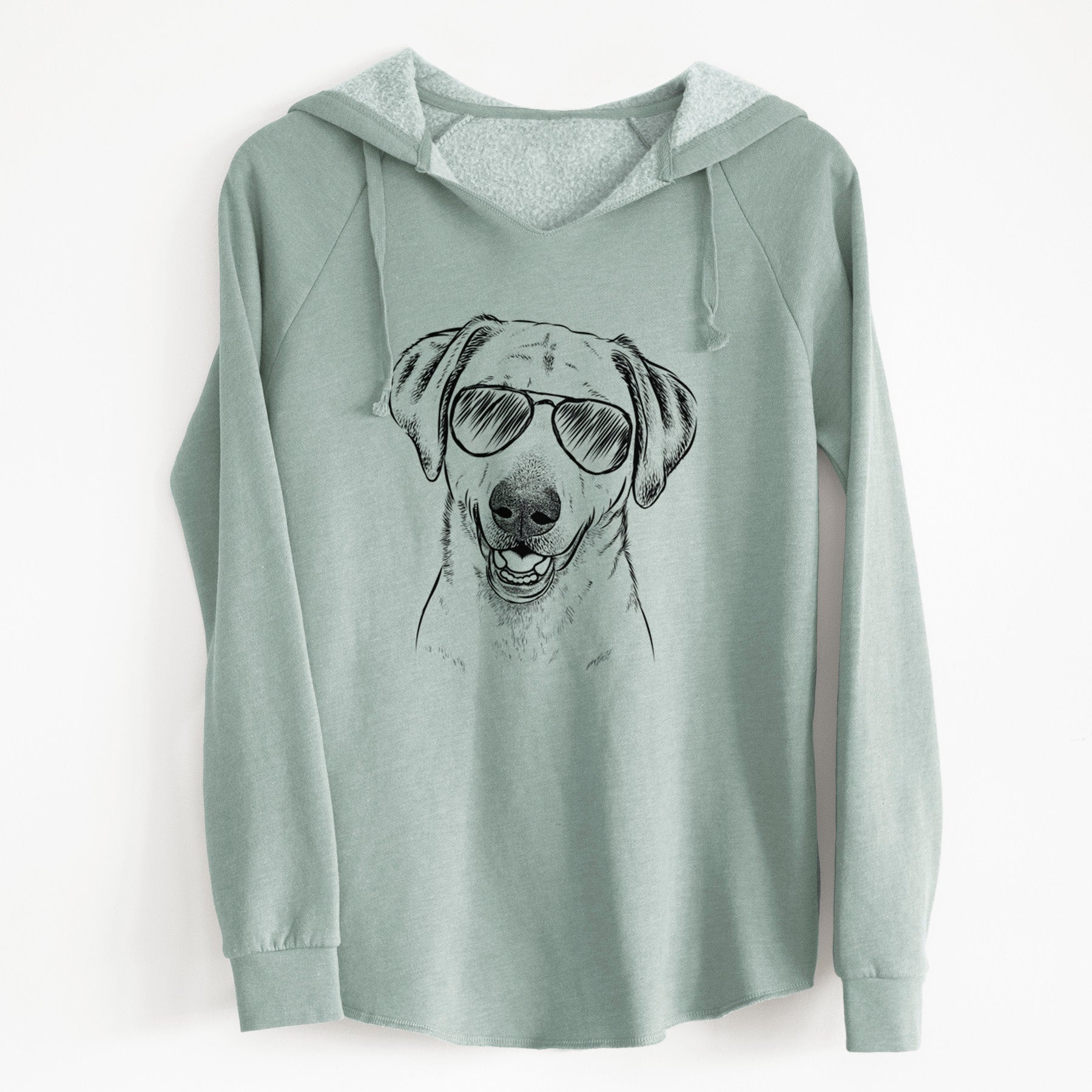 Aviator Rusty the Labrador Retriever - Cali Wave Hooded Sweatshirt