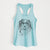 Rutger the Nederlandse Kooikerhondje - Women's Racerback Tanktop